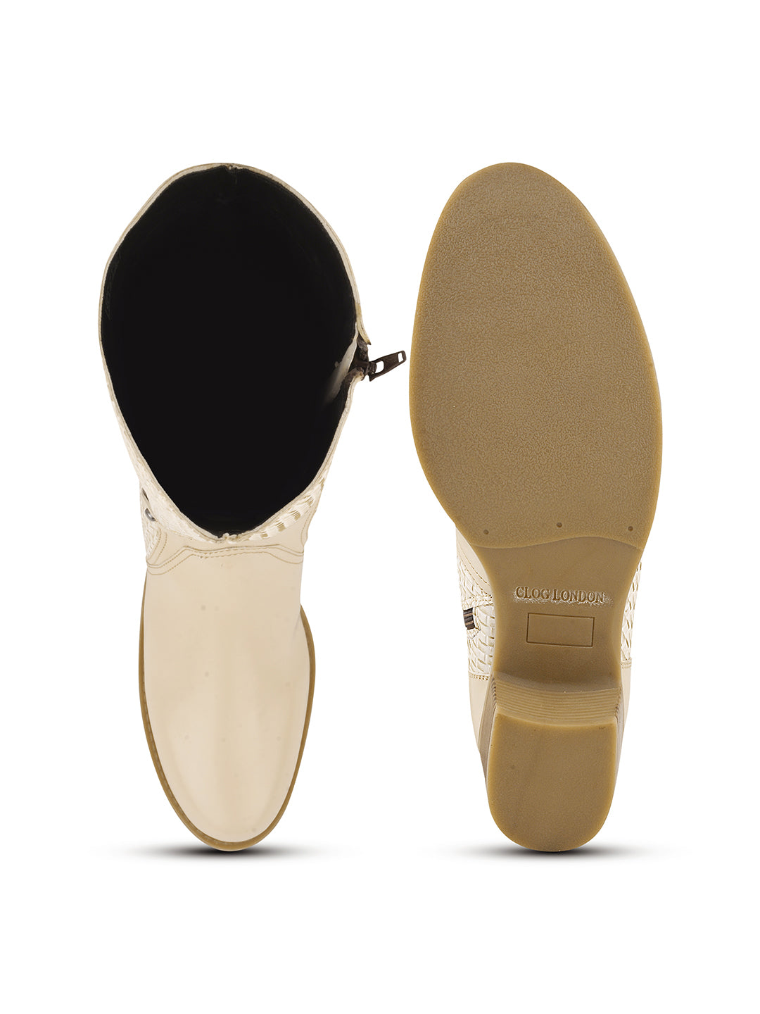 Women Black Ankle Length Side Zipper Boots