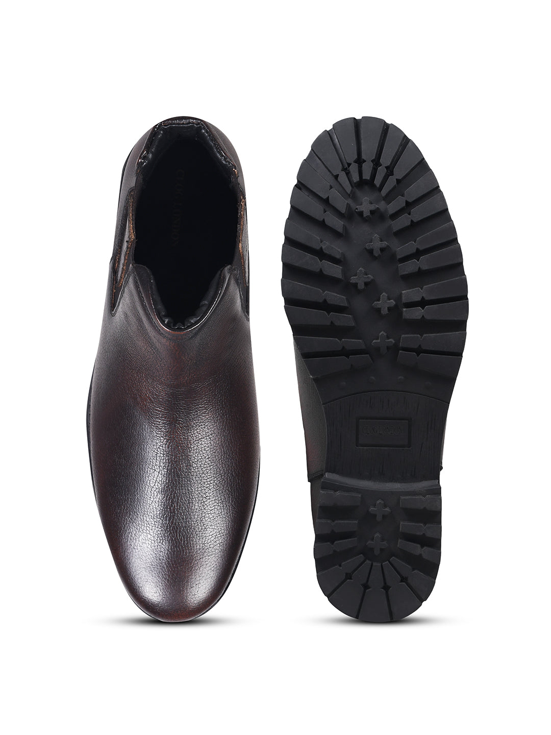 Men's Slip-On Leather Boots