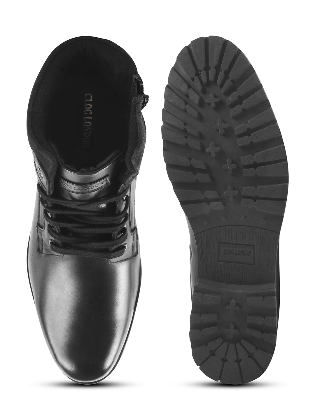 Boot Shoes for Men Leather High Ankle