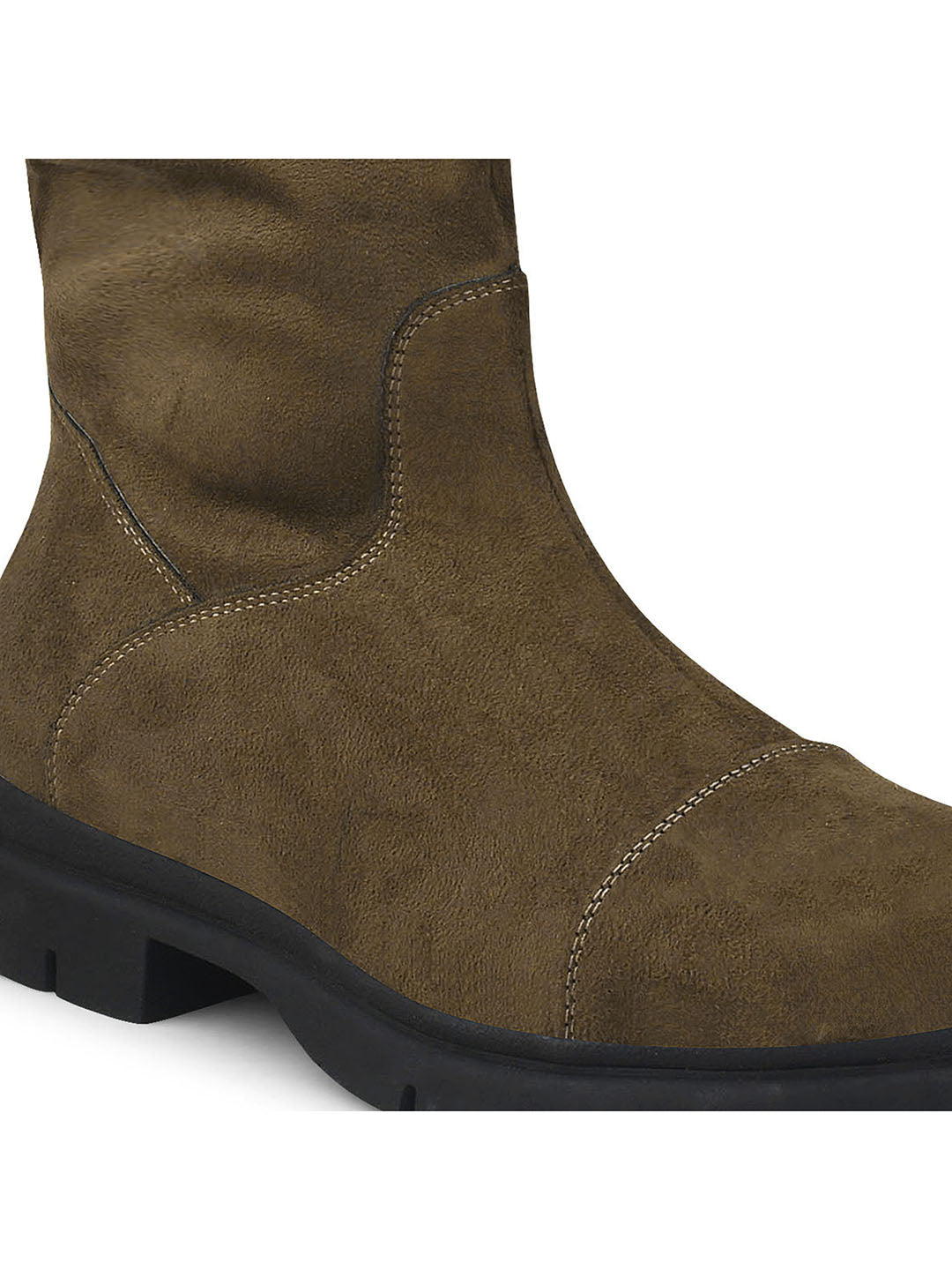 Women Green Casual Boots
