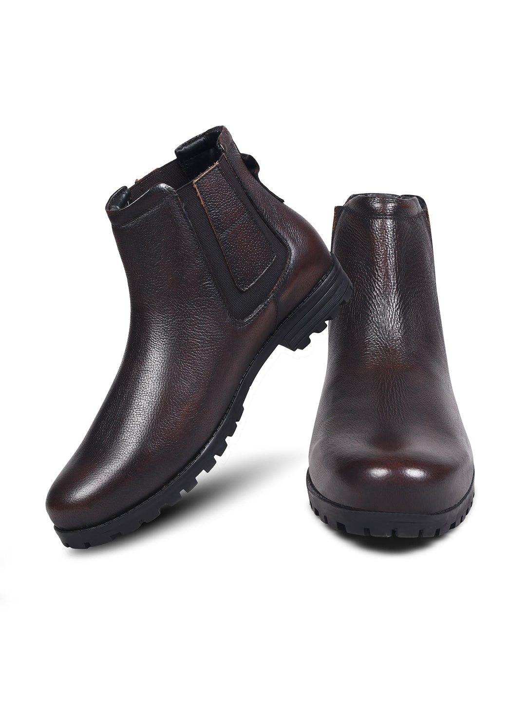 Men's Slip-On Leather Boots