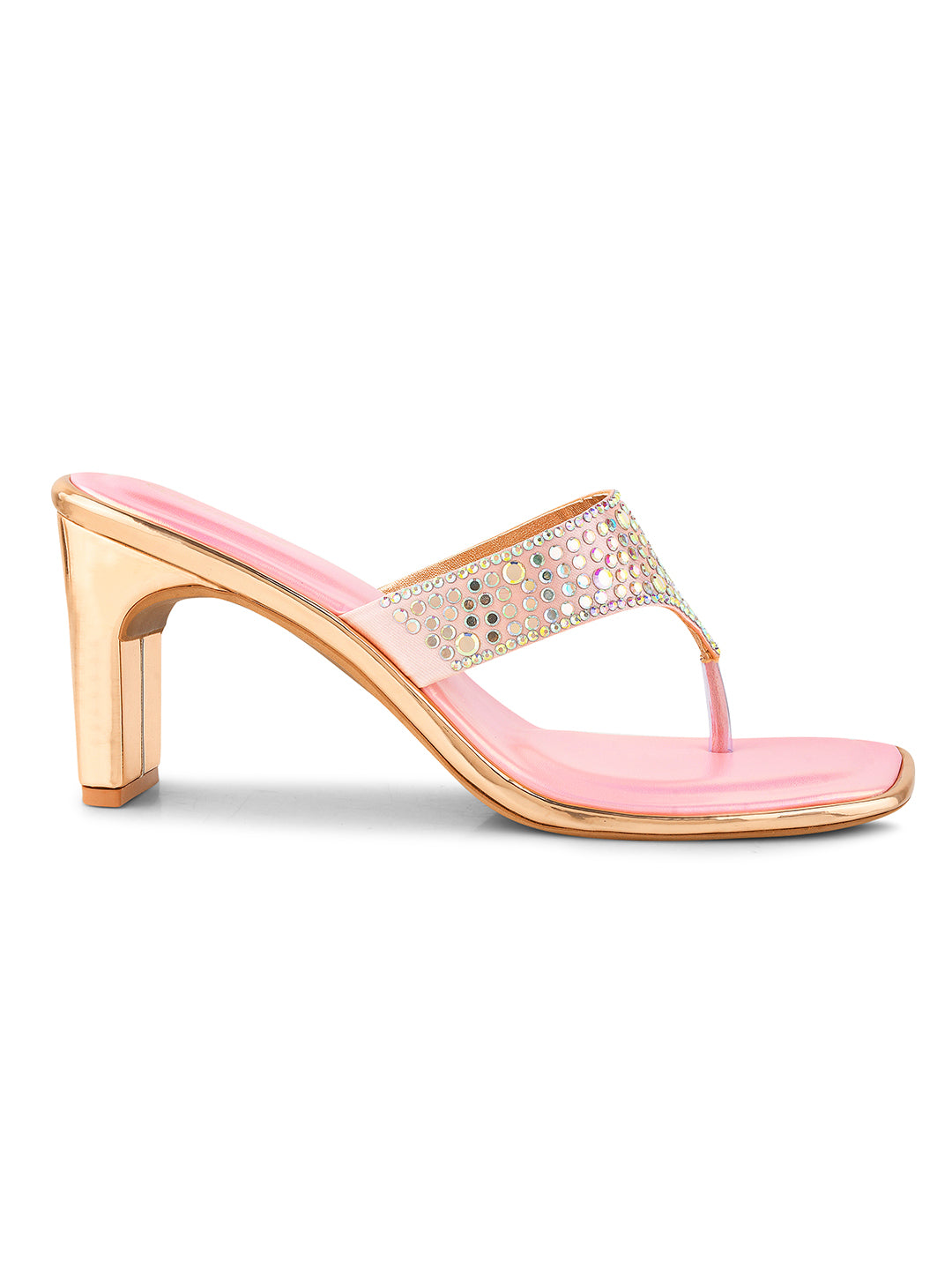 Women Pink Casual Heels