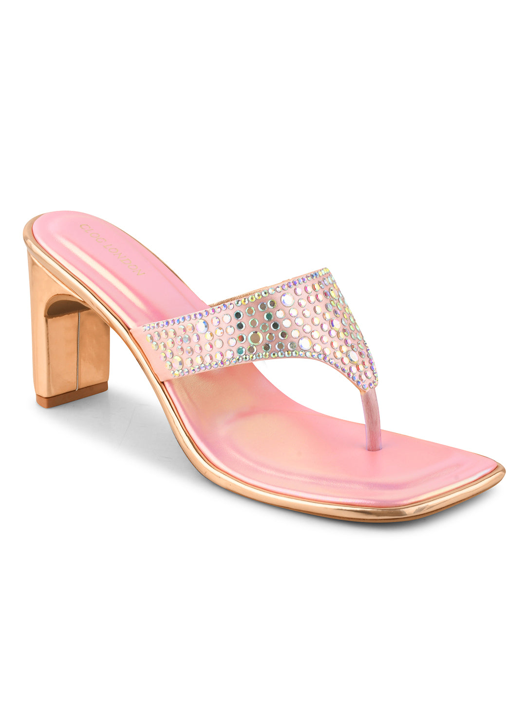 Women Pink Casual Heels