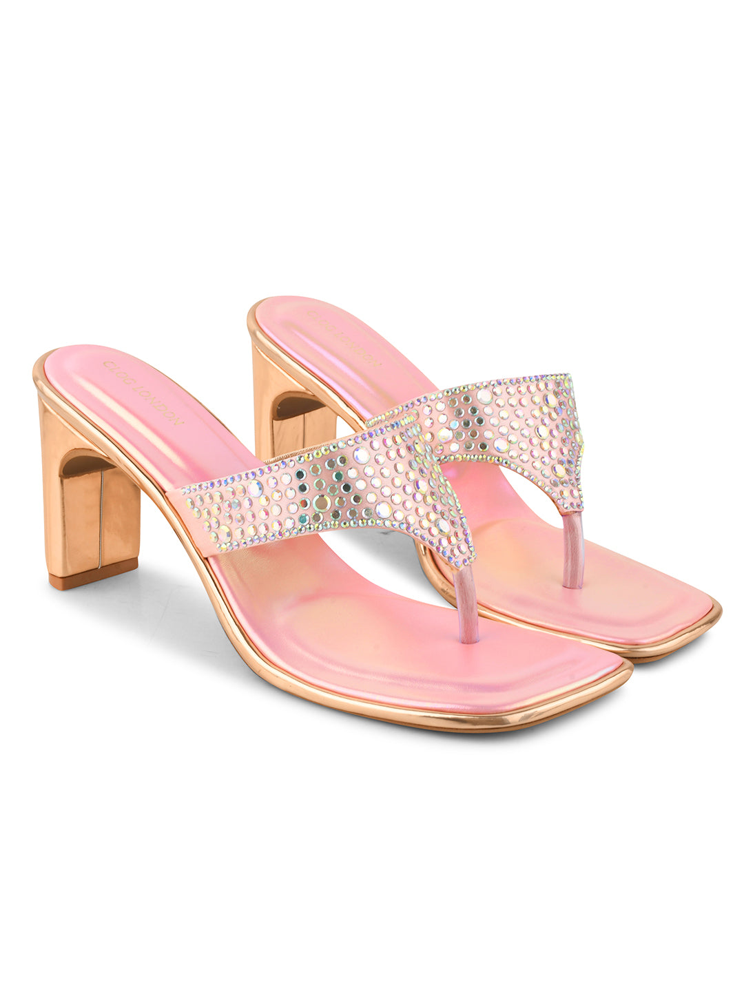 Women Pink Casual Heels