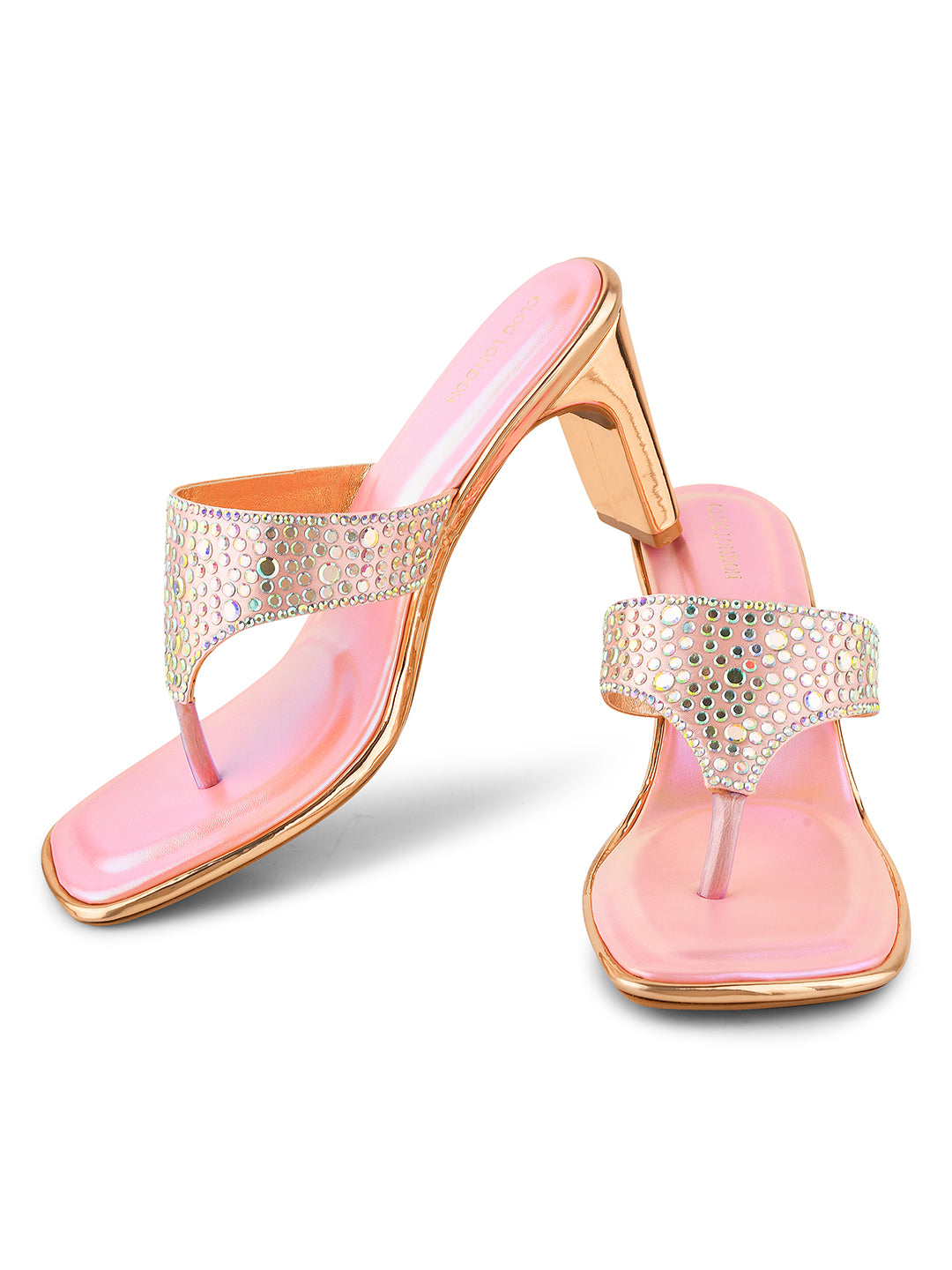Women Pink Casual Heels
