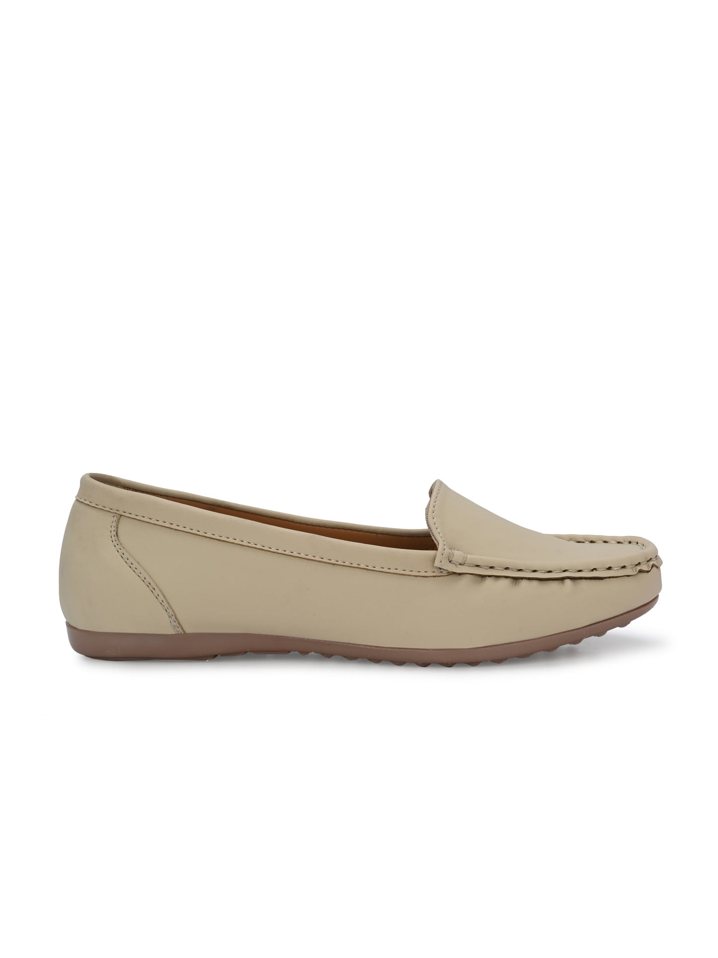 Women Black Causal Ballerinas Textured Loafers