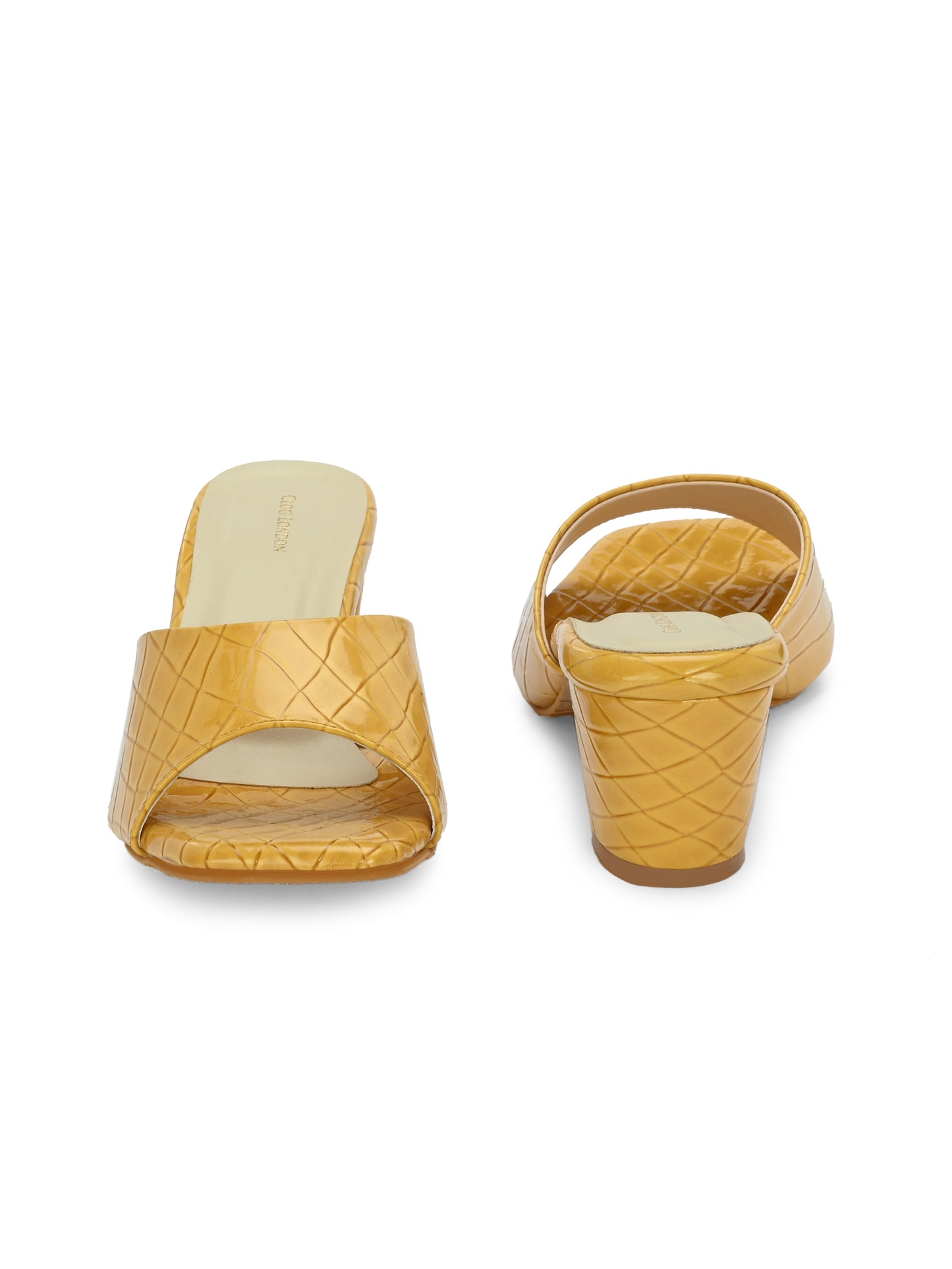 Women Brown Open Toe Block Heels Sandals