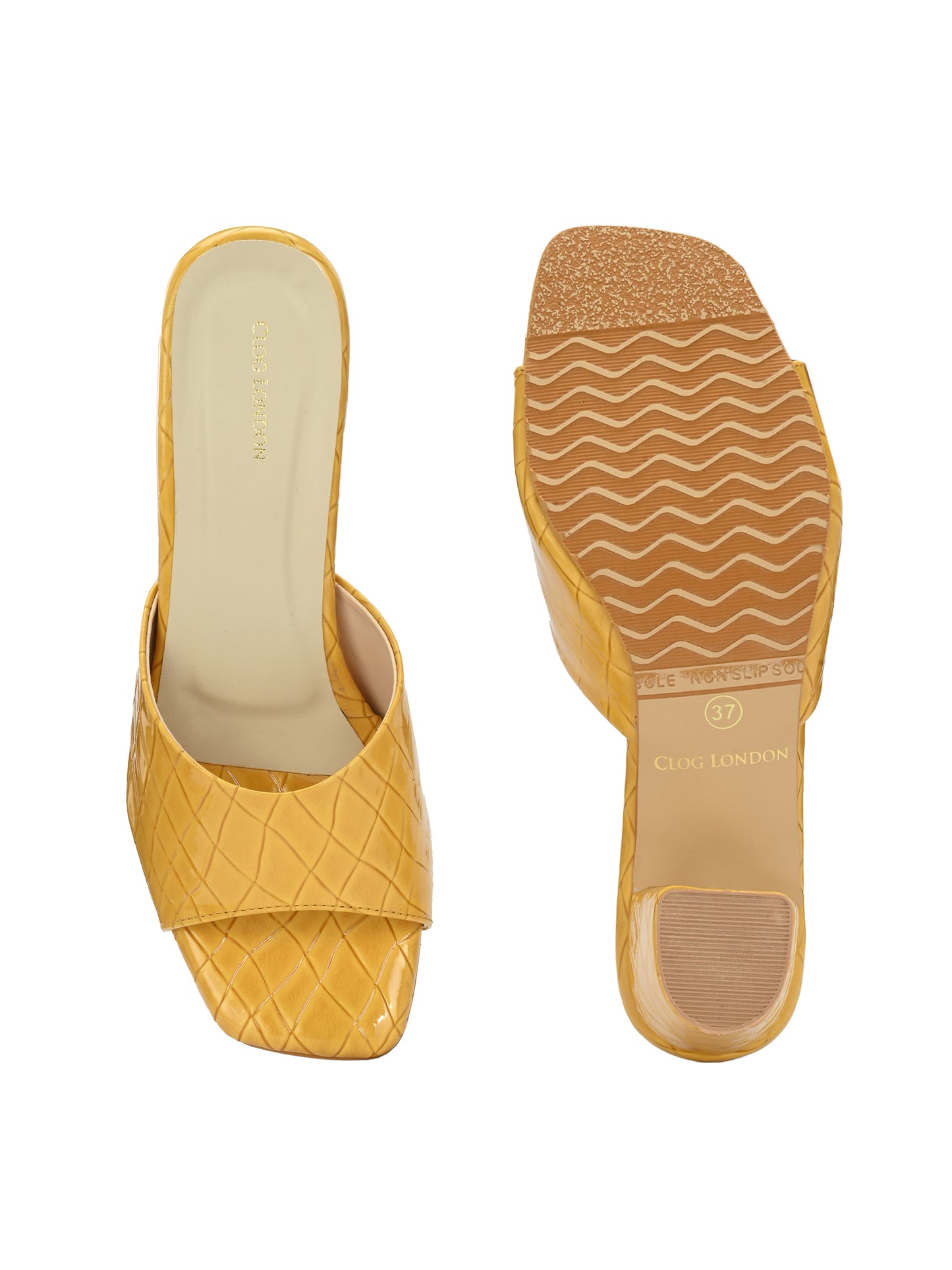 Women Brown Open Toe Block Heels Sandals