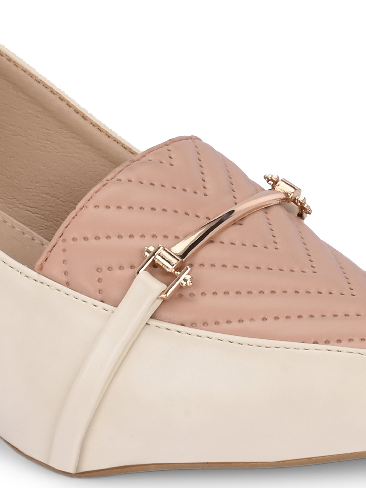 Women Black & White Pumps Heeled Sandals