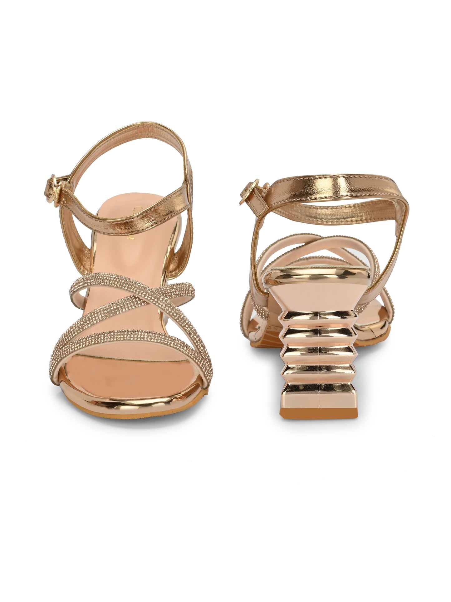 Women Black Classy block Heels Sandals