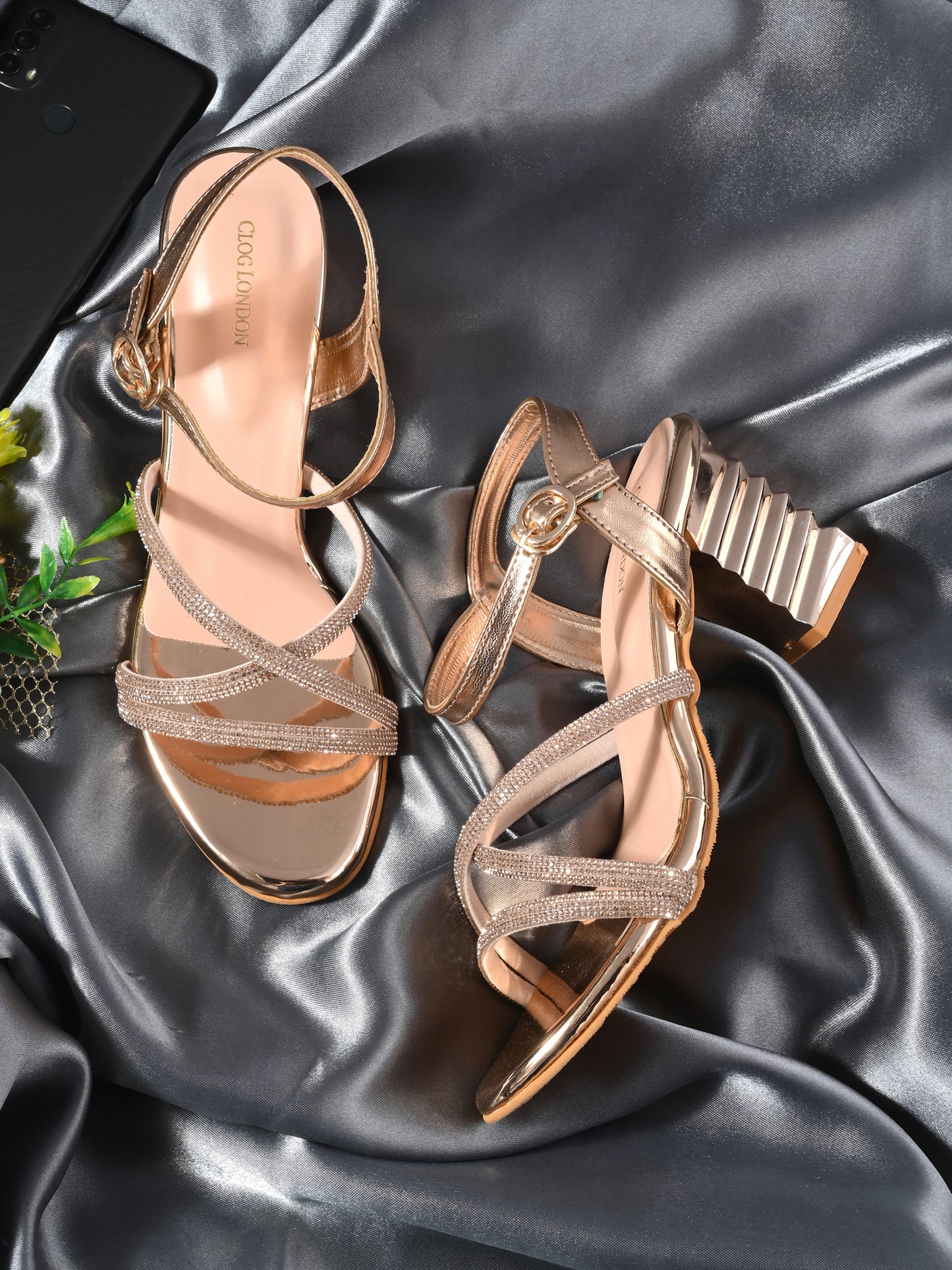 Women Black Classy block Heels Sandals