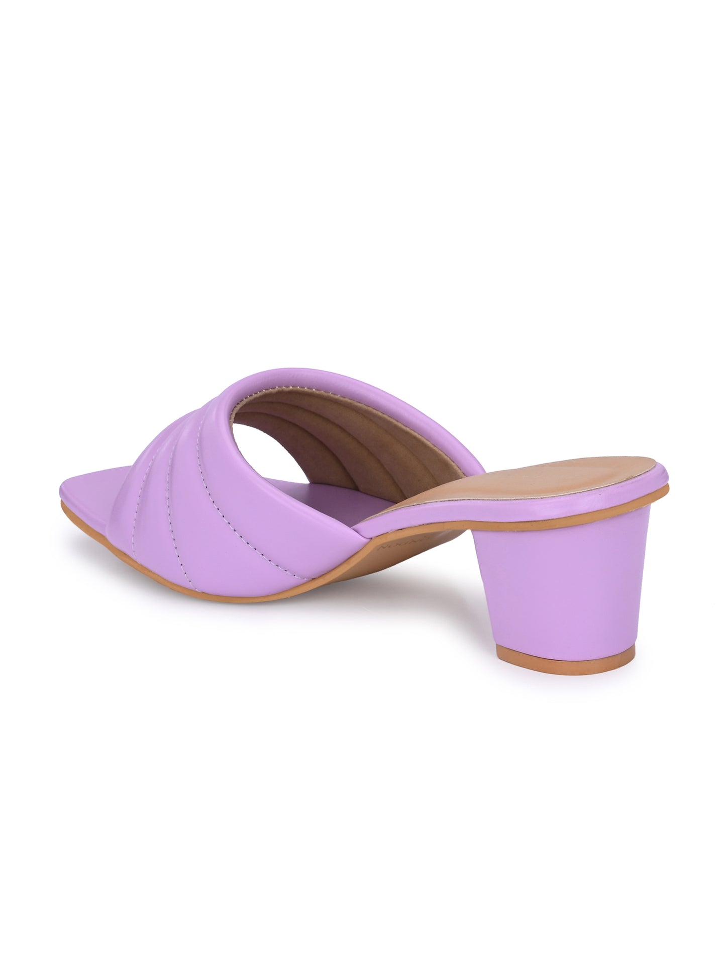 Women Green Double Strap Heel Sandals