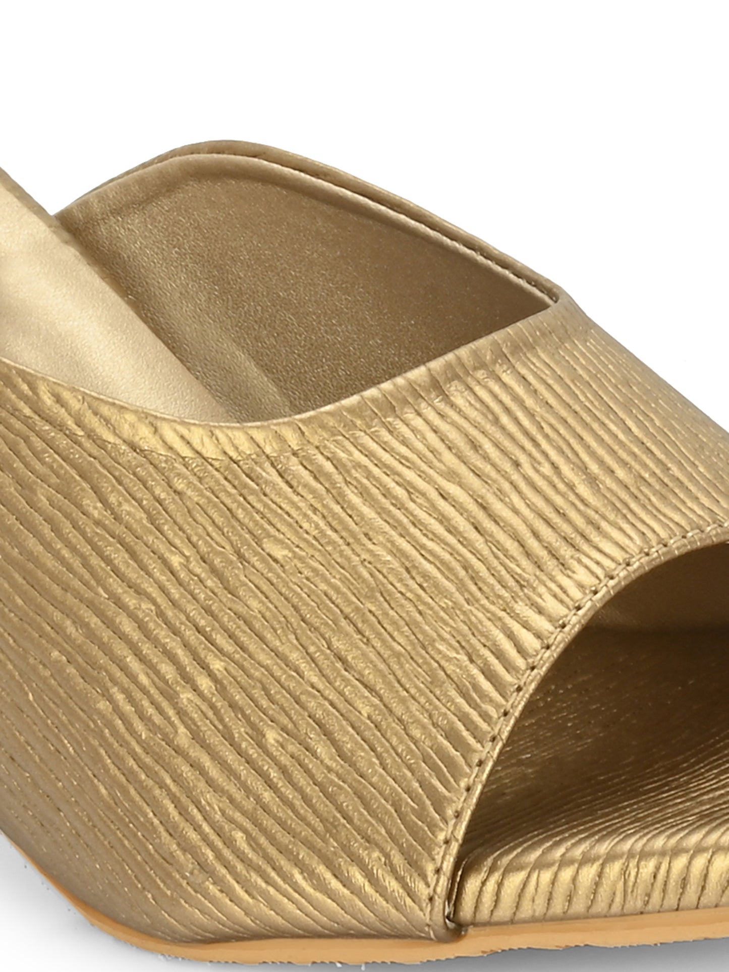 Women Gold Heels Sandals