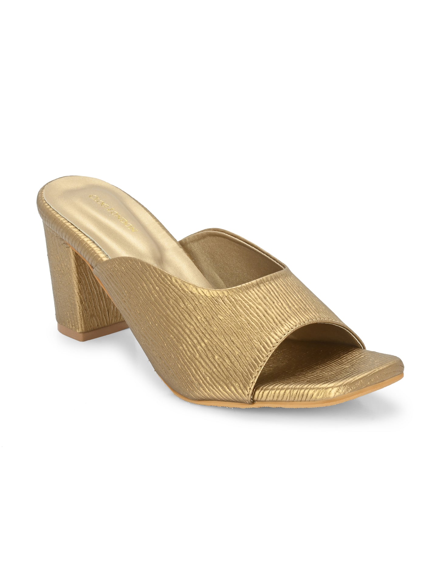 Women Gold Heels Sandals