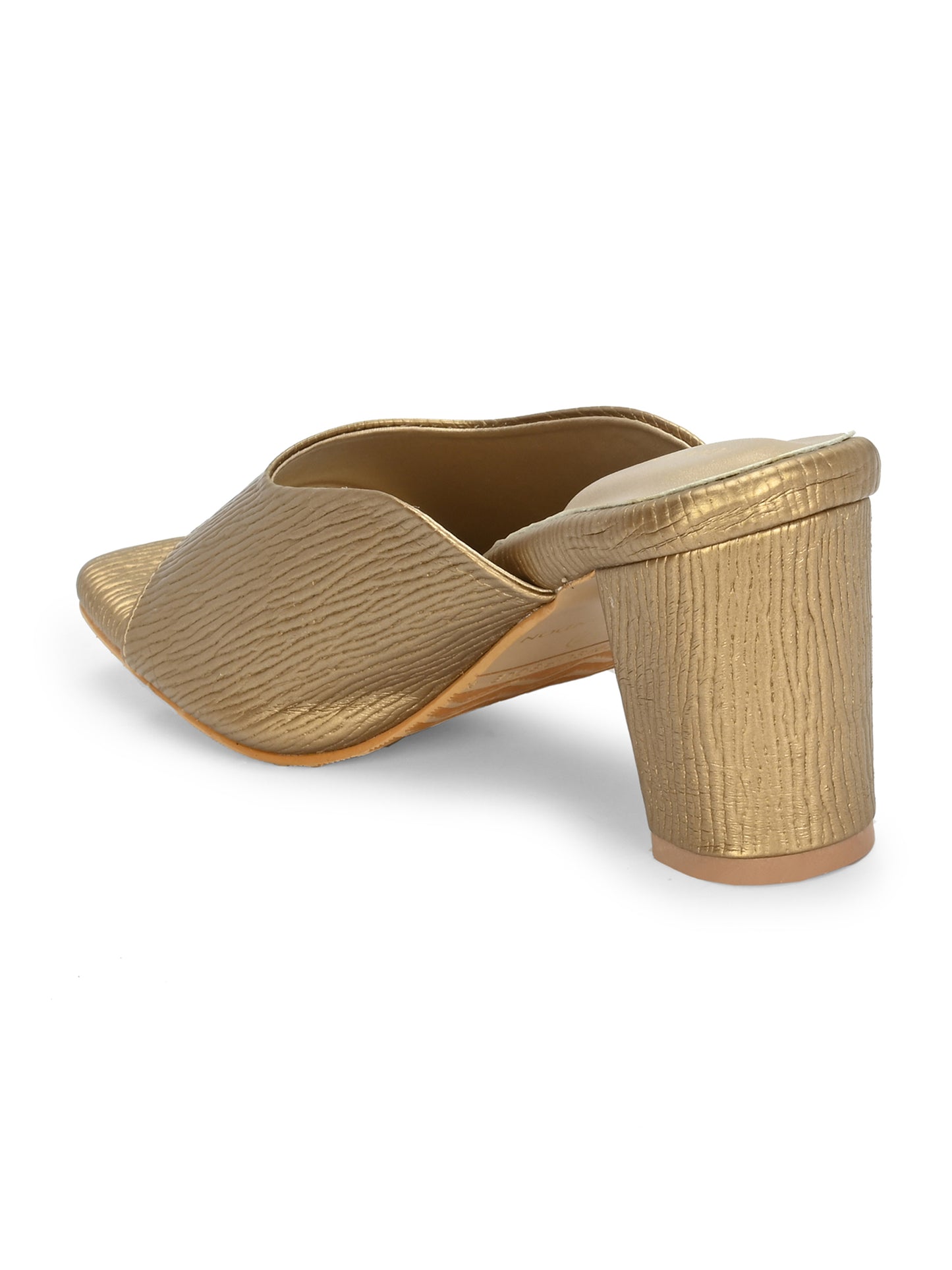 Women Gold Heels Sandals