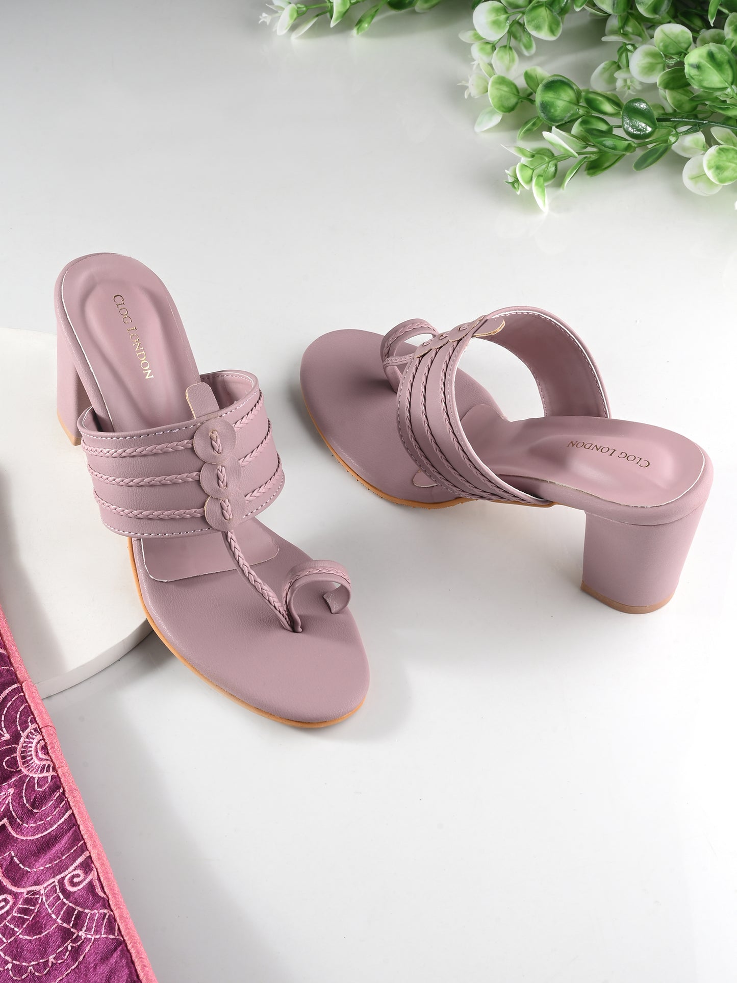 Women Off-White Heels Sandals