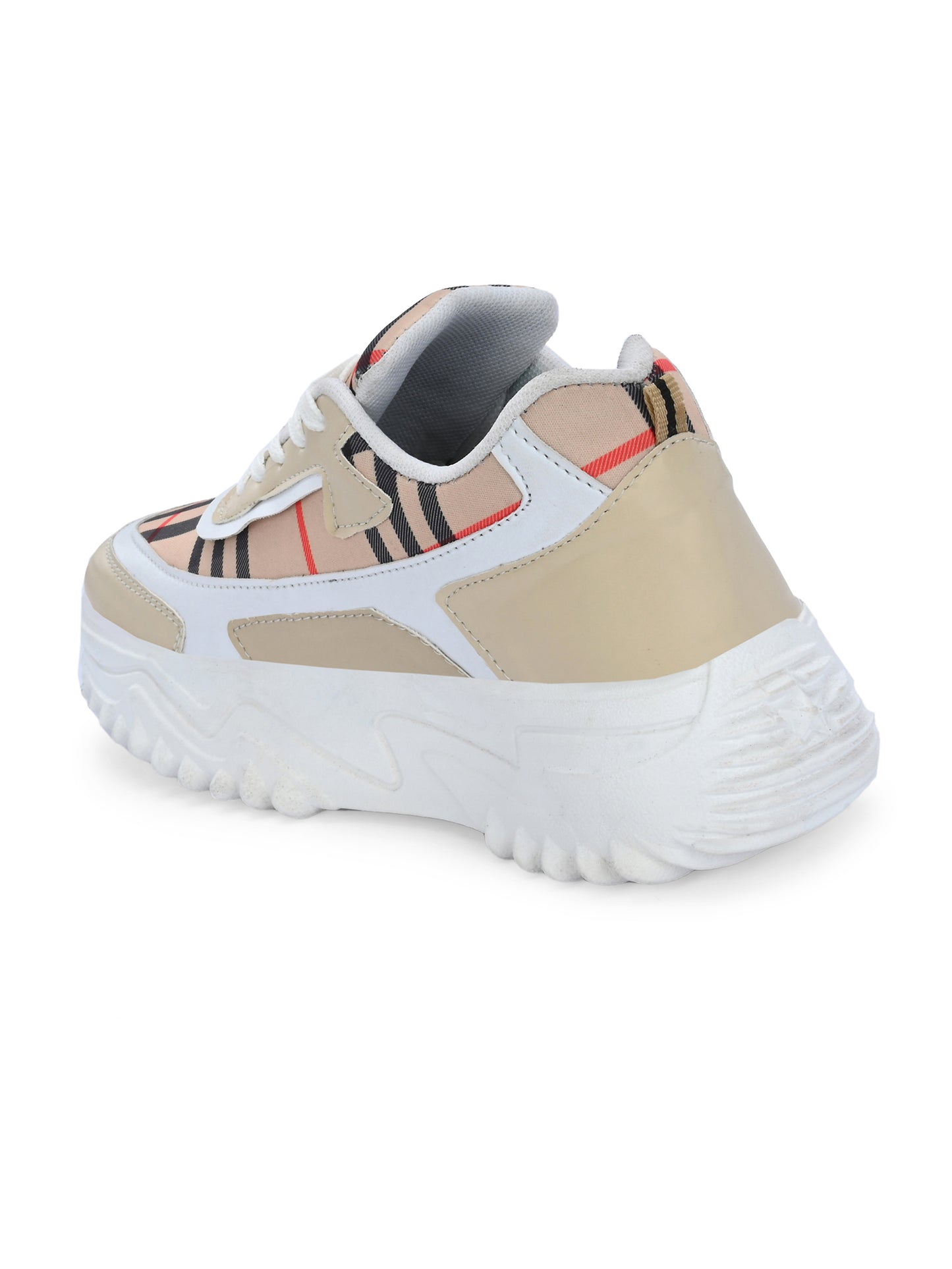 Women Multicolor Round Toe Sneakers
