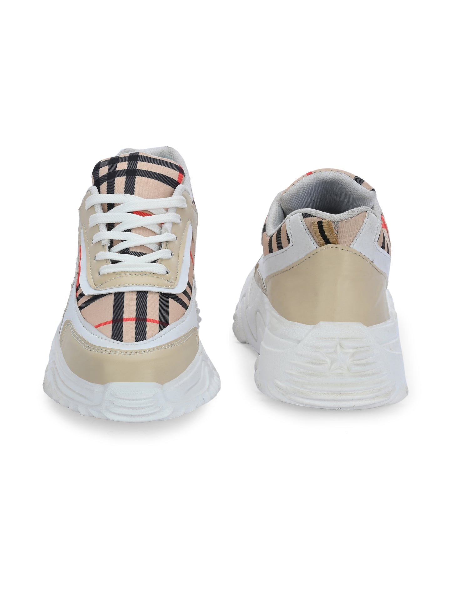 Women Multicolor Round Toe Sneakers