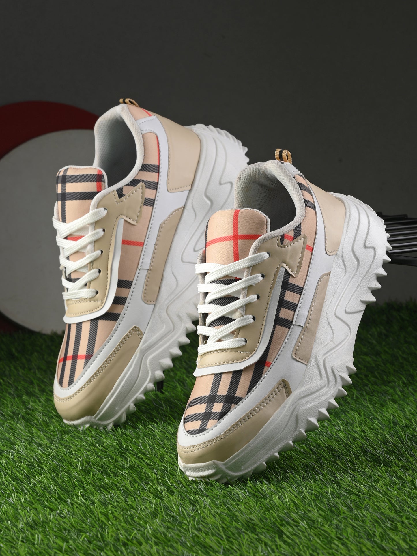 Women Multicolor Round Toe Sneakers