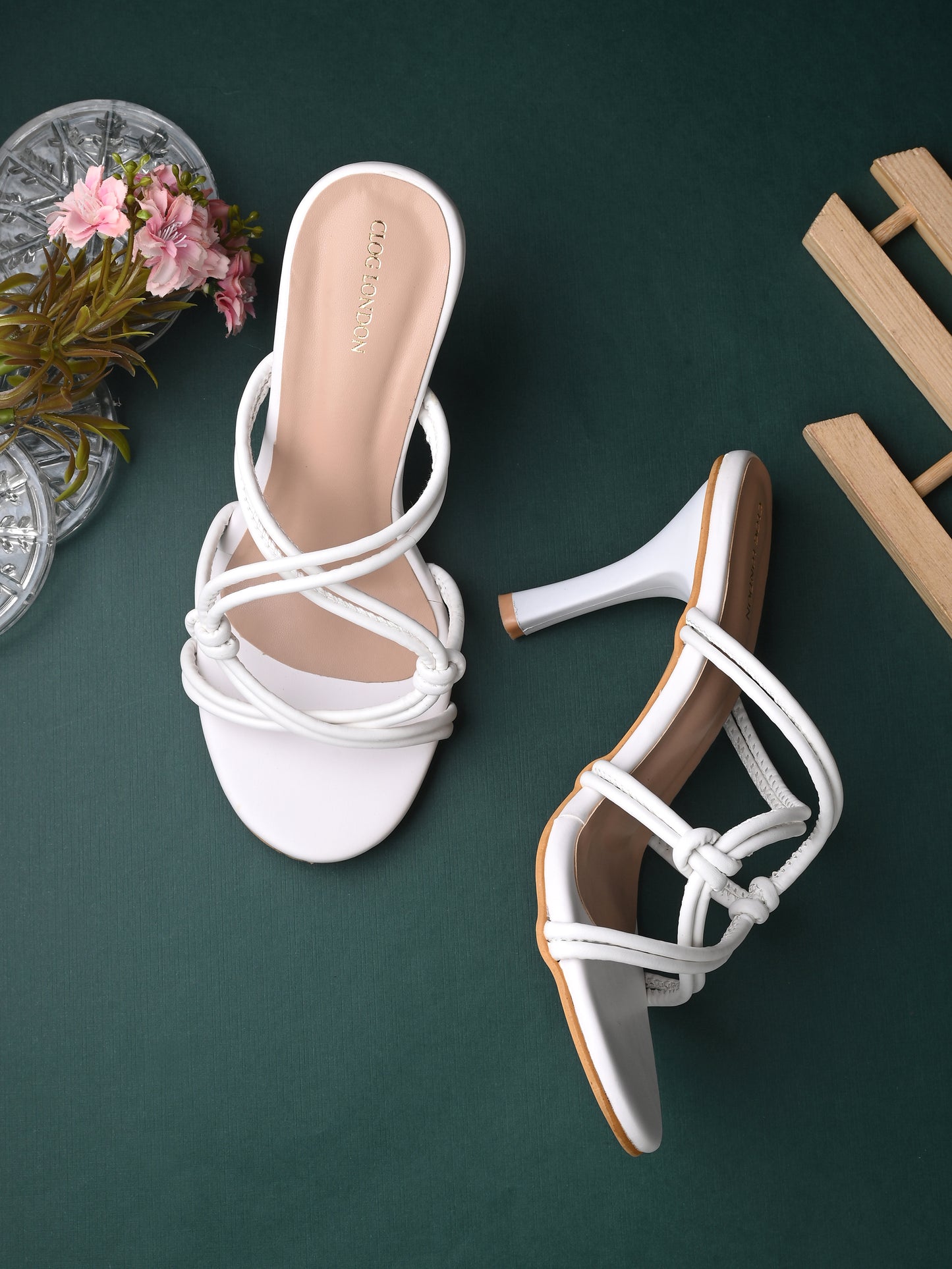 Women Black Comfortable Heels Sandals
