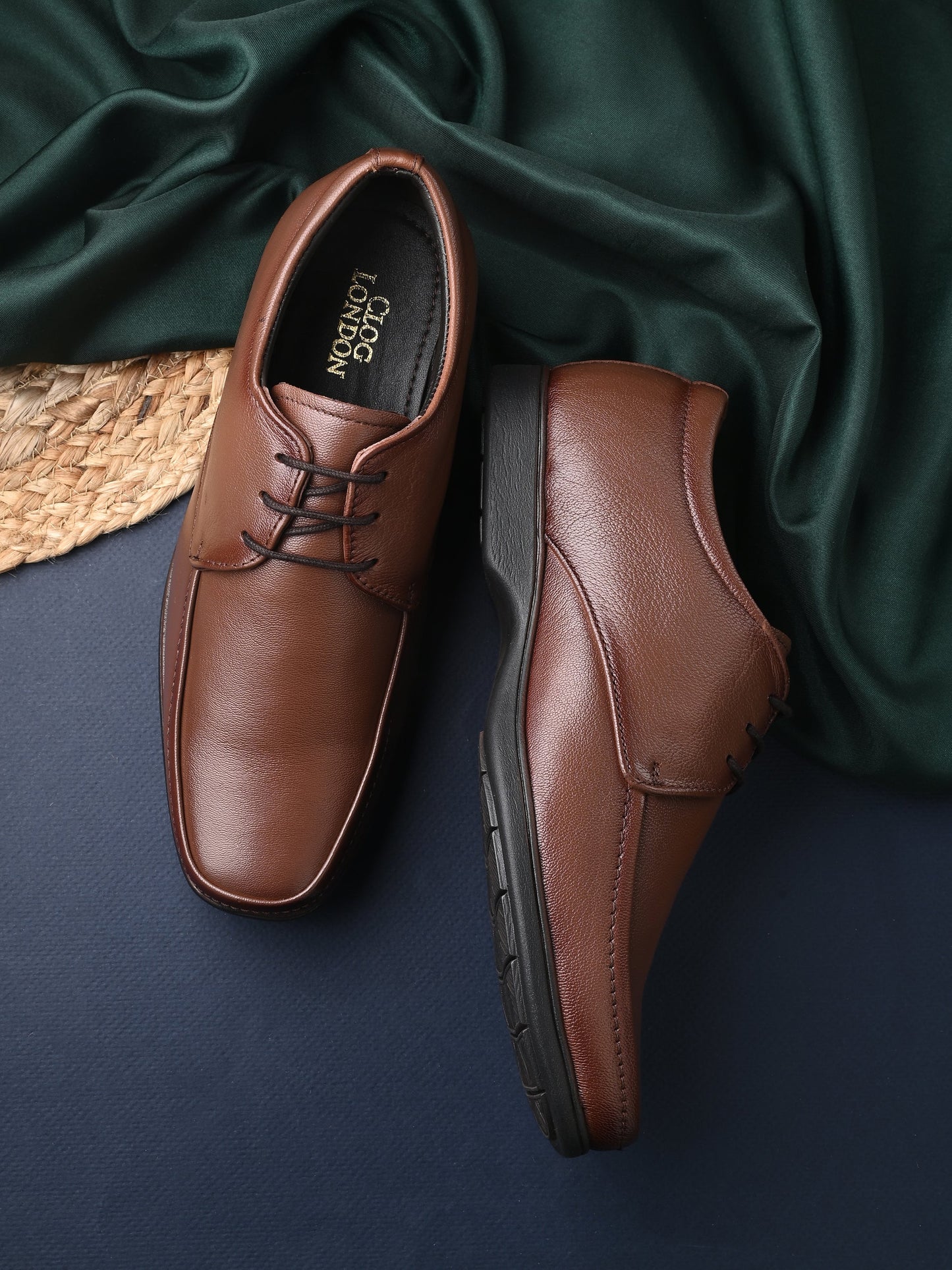 Men's Textured Formal Derby Shoes
