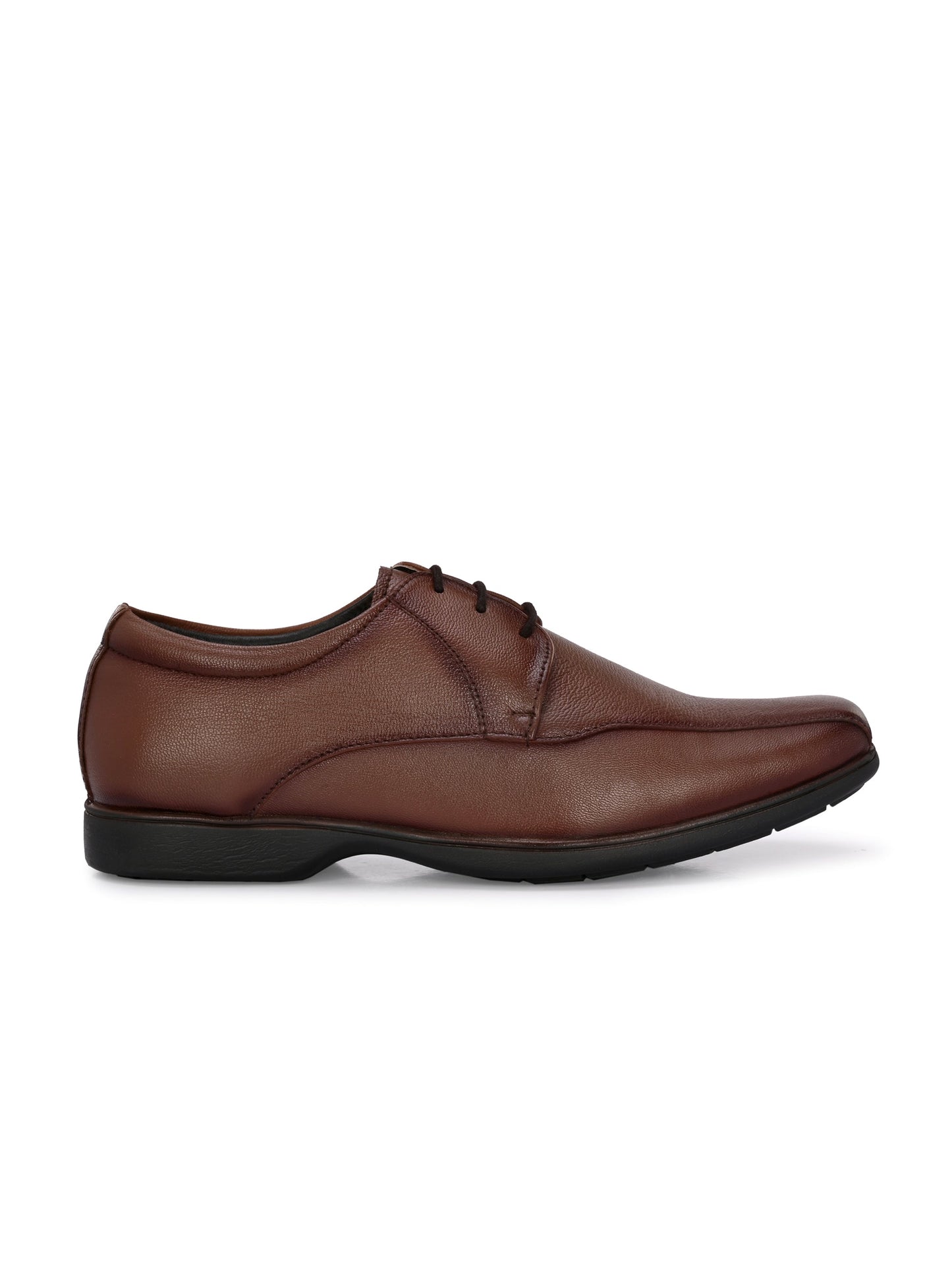 Men's Textured Leather Formal Derby Shoes