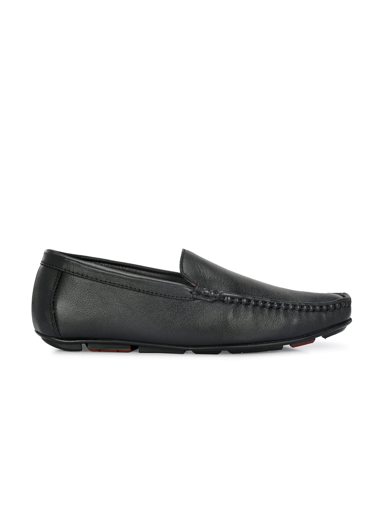 Men's Textured Leather Loafer Shoes