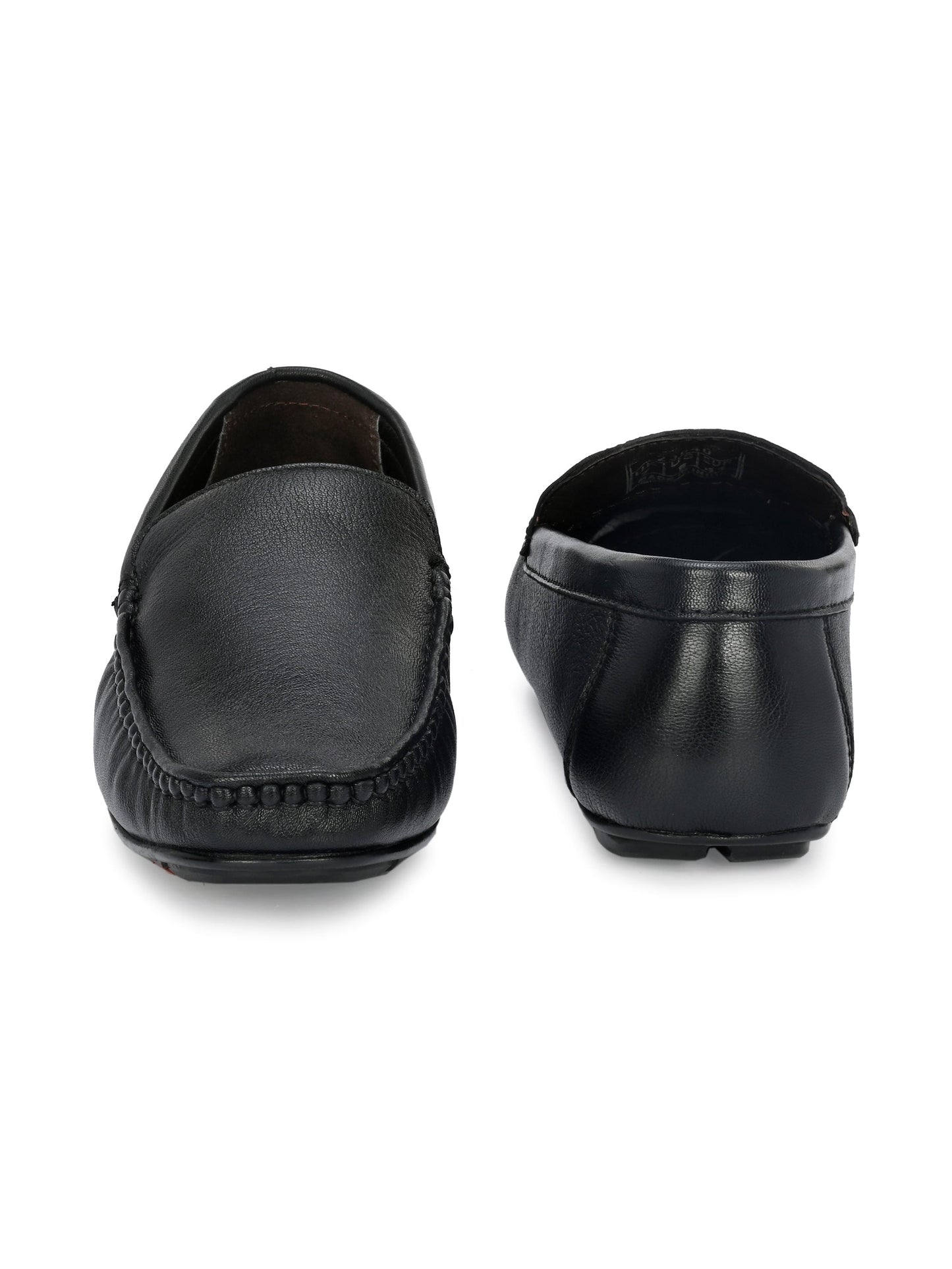 Men's Textured Leather Loafer Shoes