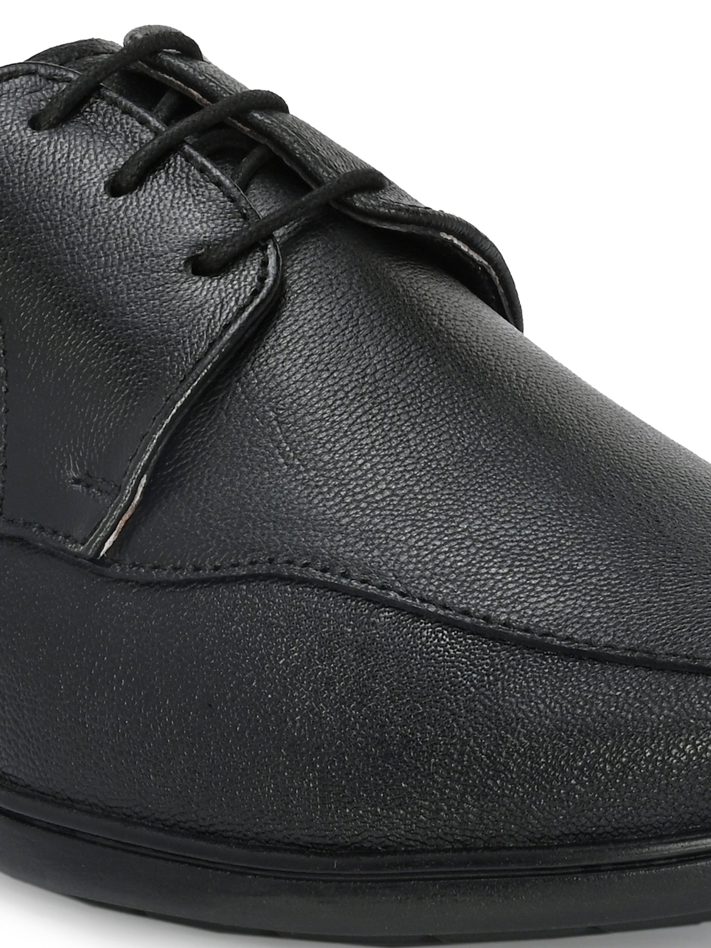 Men's Textured Leather Formal Derby Shoes