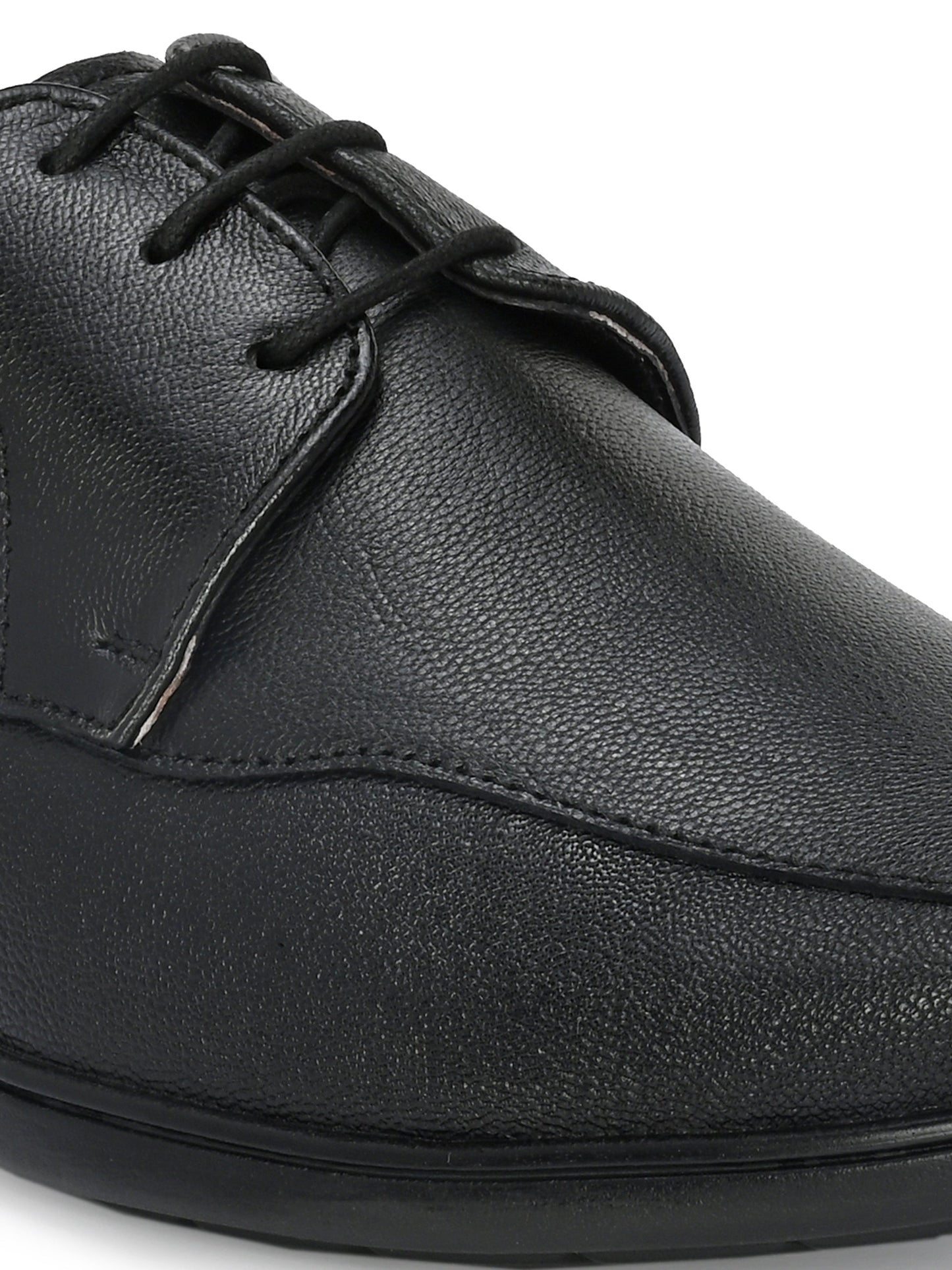 Men's Textured Leather Formal Derby Shoes