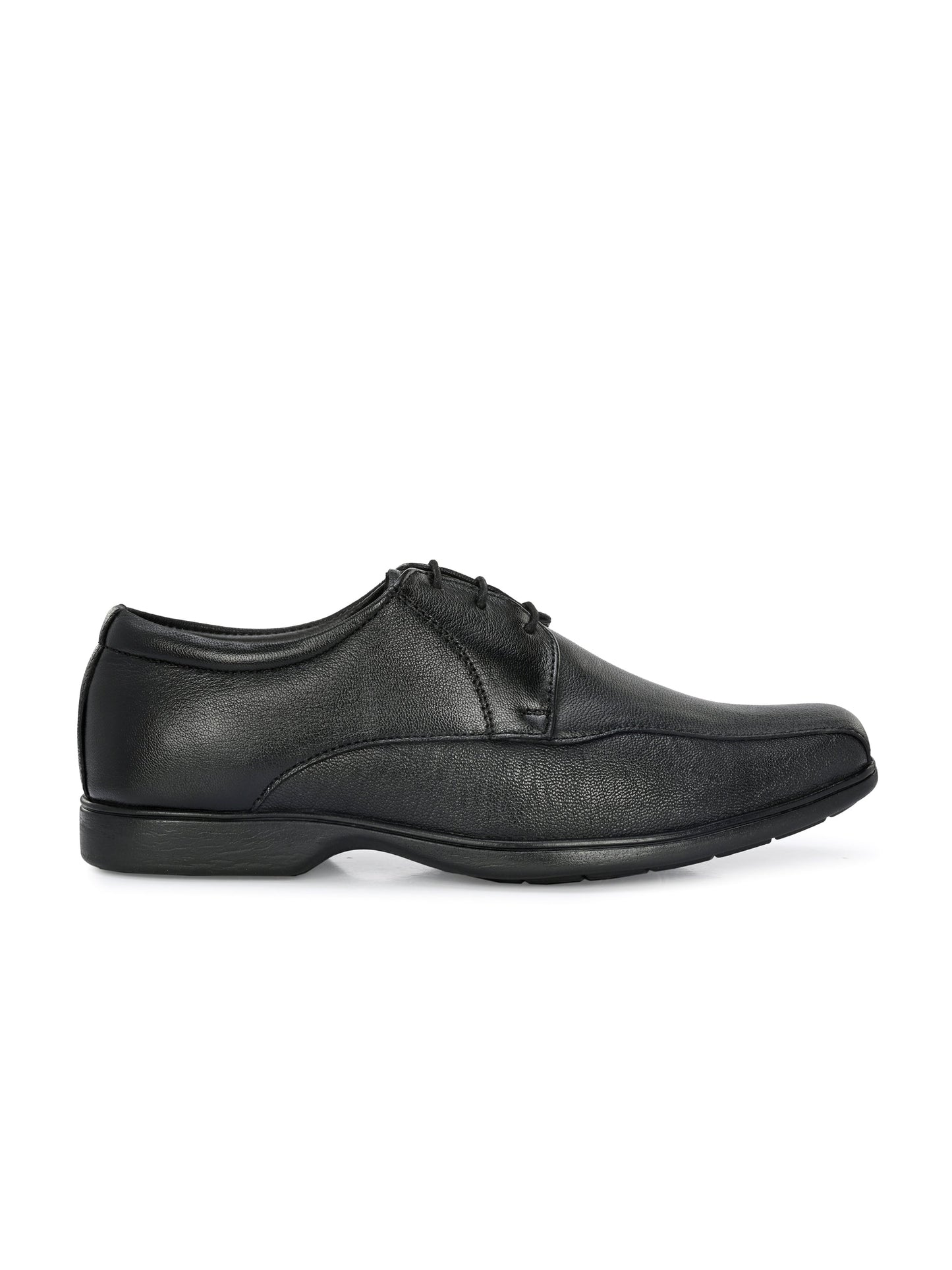 Men's Textured Leather Formal Derby Shoes