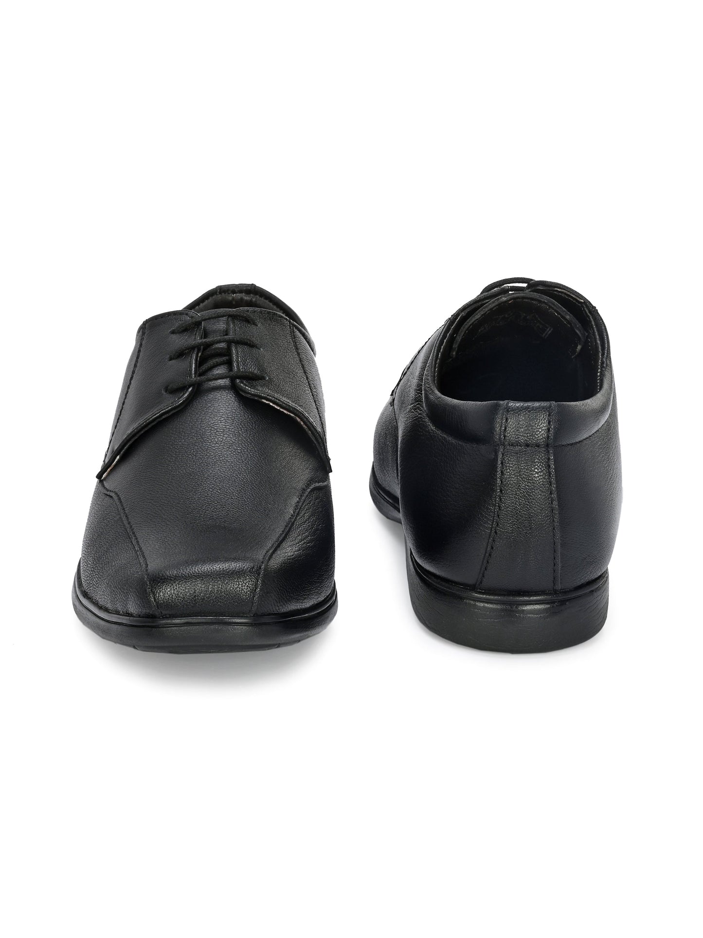 Men's Textured Leather Formal Derby Shoes