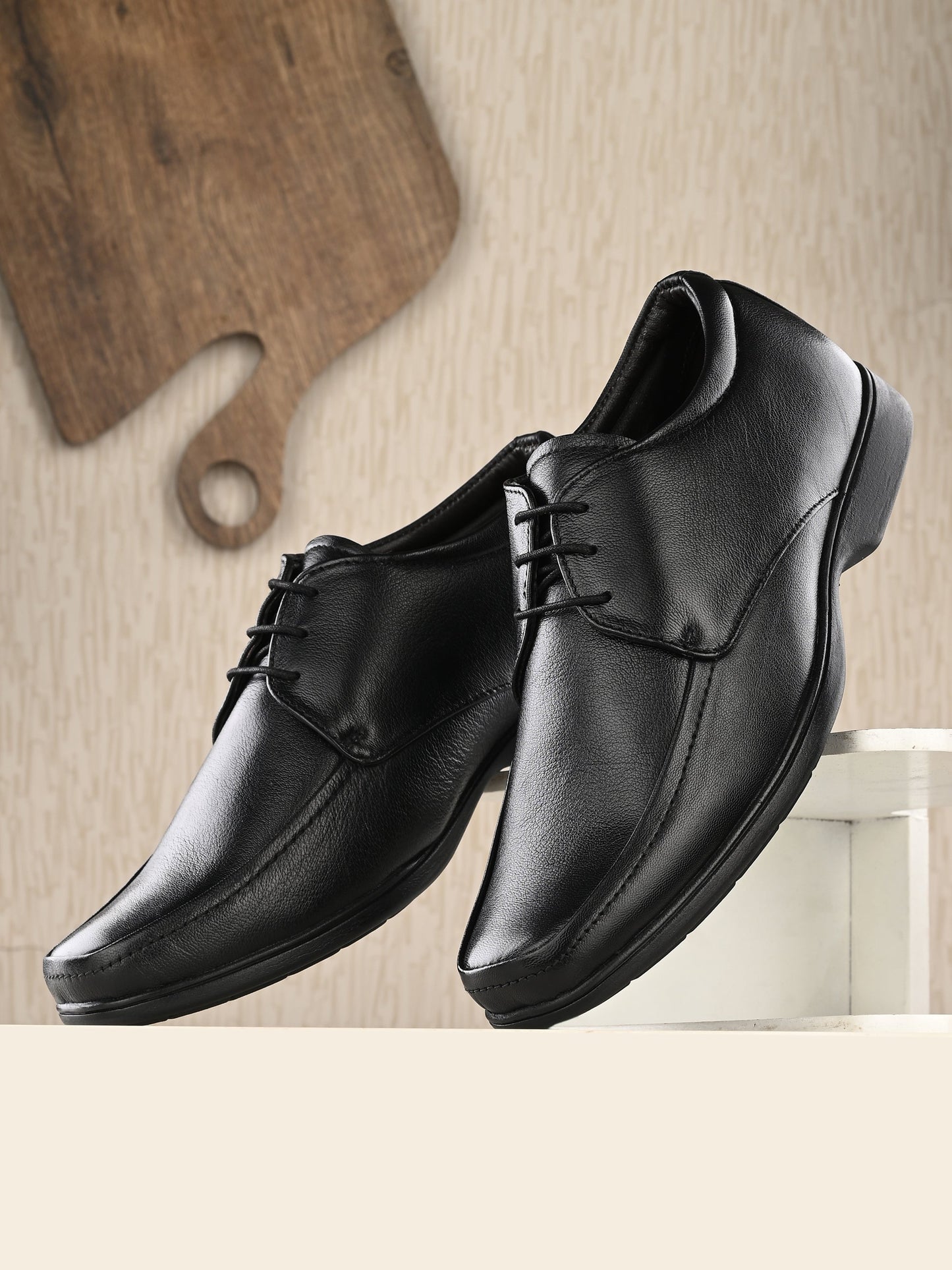 Men's Textured Formal Derby Shoes