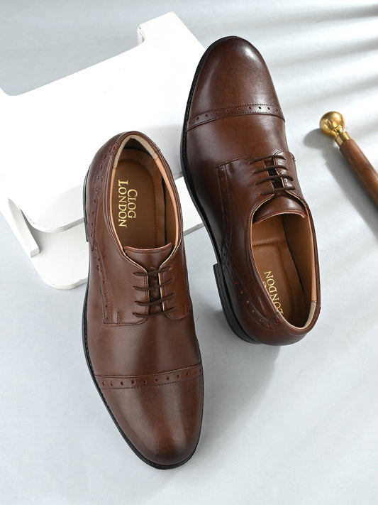 Men's Leather Derby Shoes