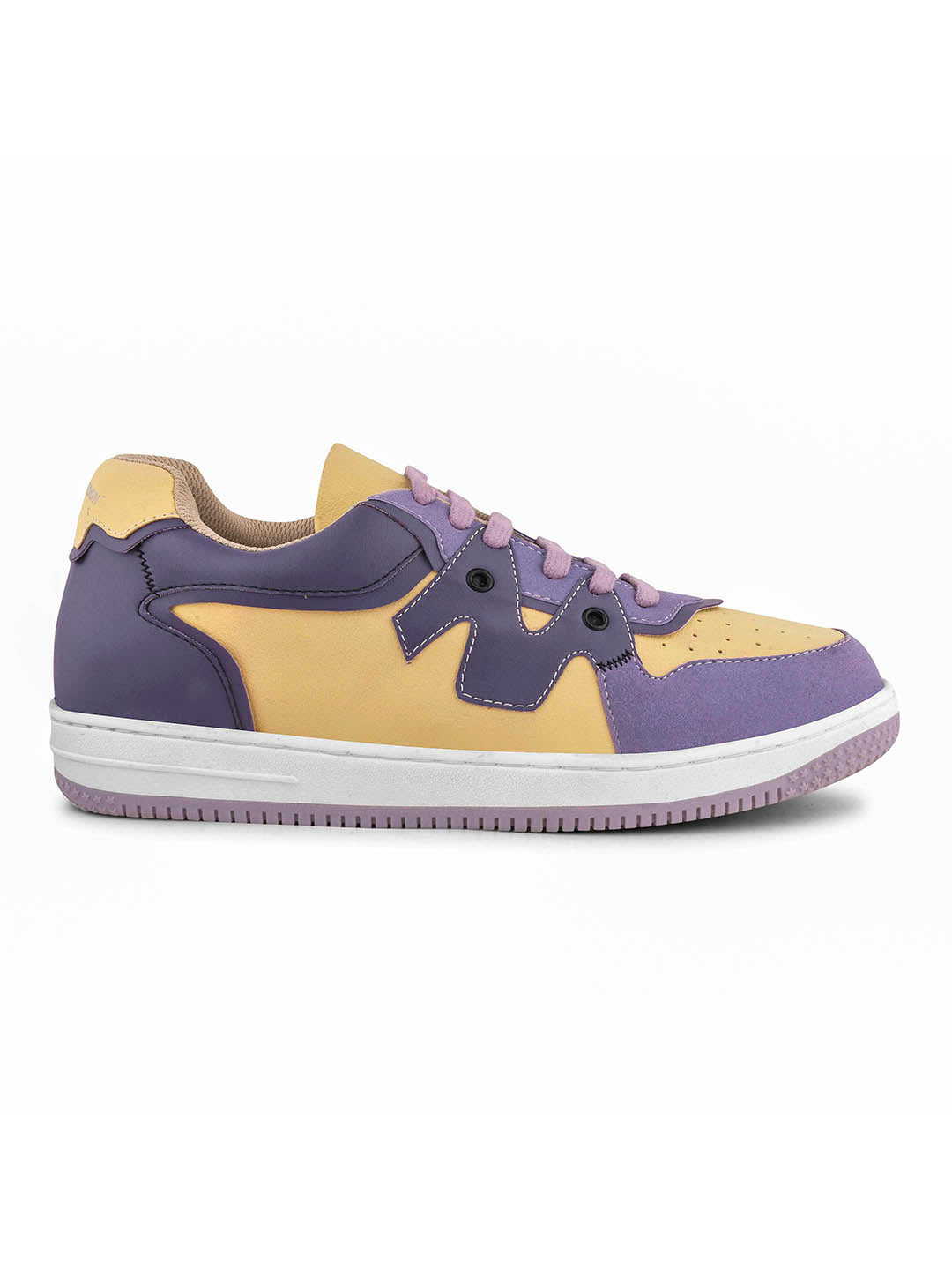 Men's Purple & Yellow Casuals Sneakers Shoes