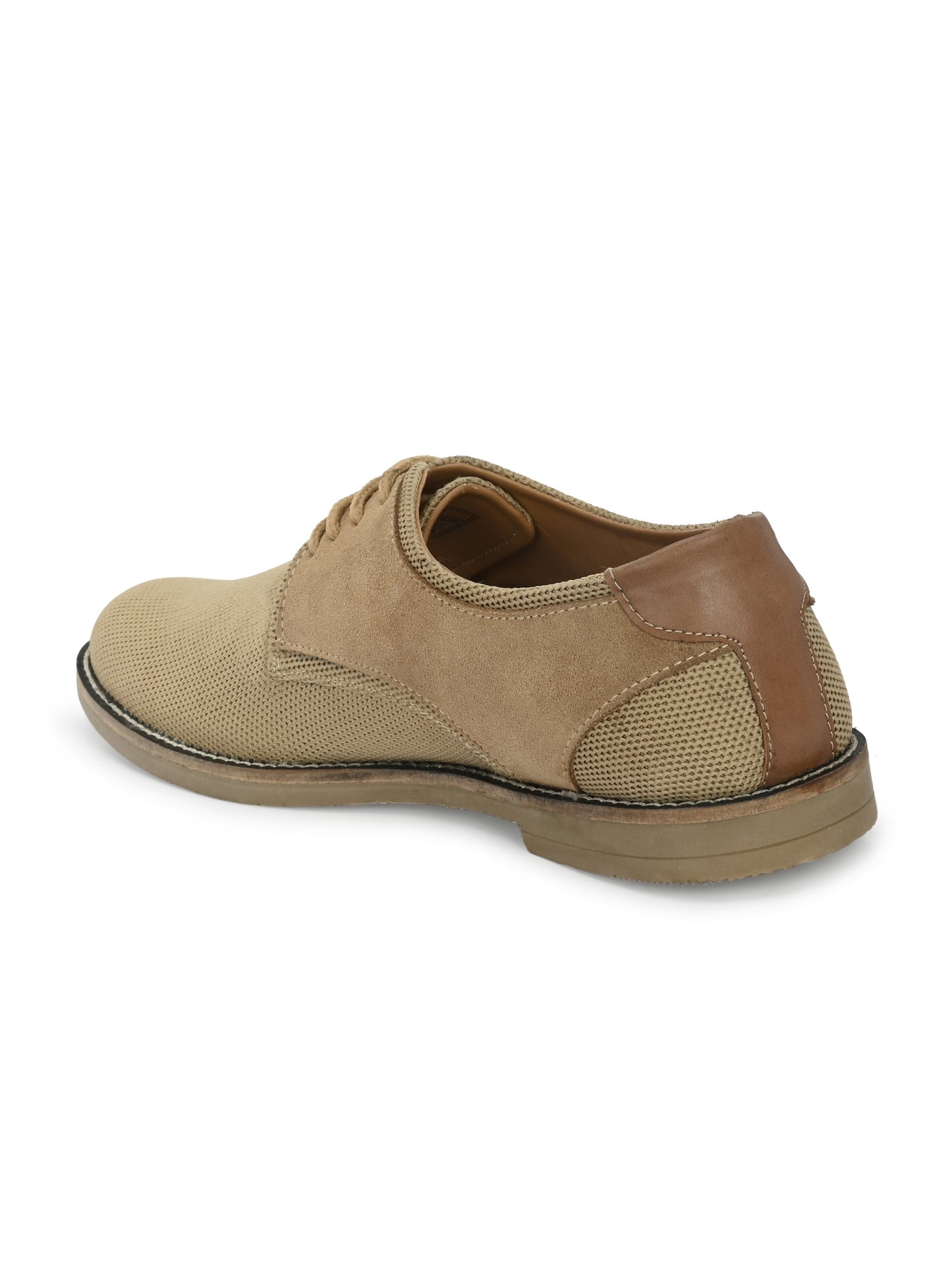 Men's Textured Lace-Up Derby Shoes