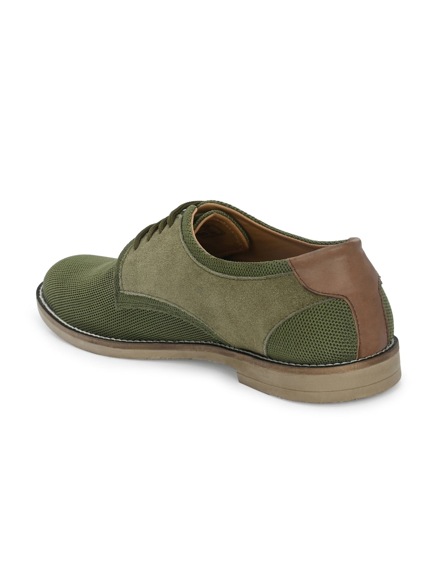 Men's Textured Lace-Up Derby Shoes