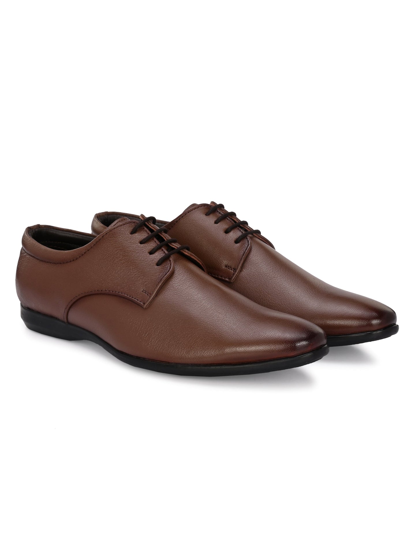 Bronze Formal Derby Shoes for Men's