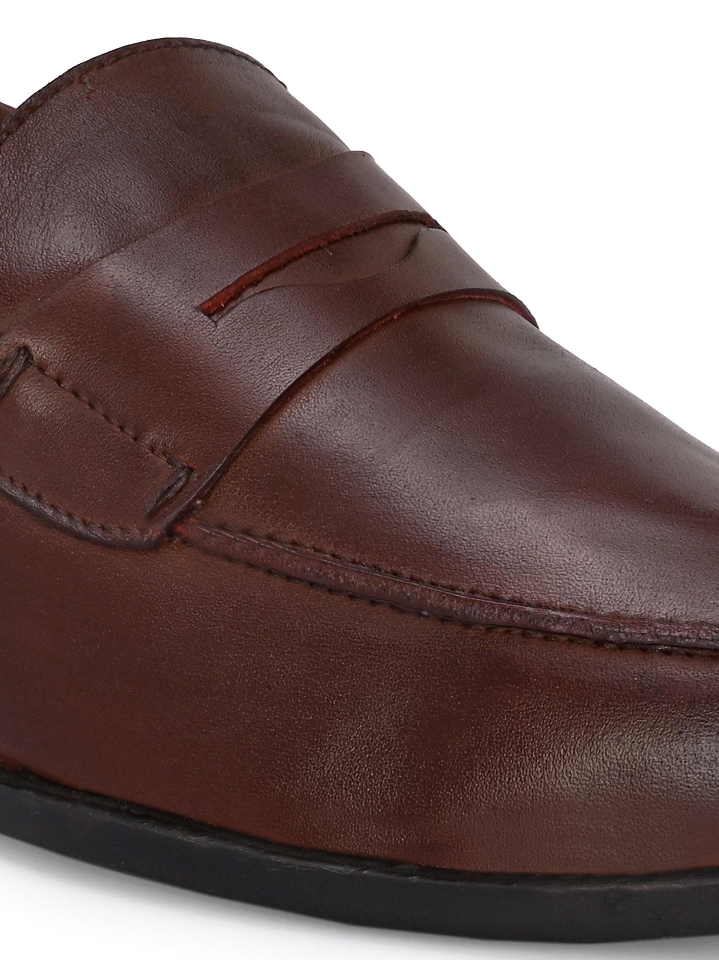 Men's Leather Penny Loafer Shoes