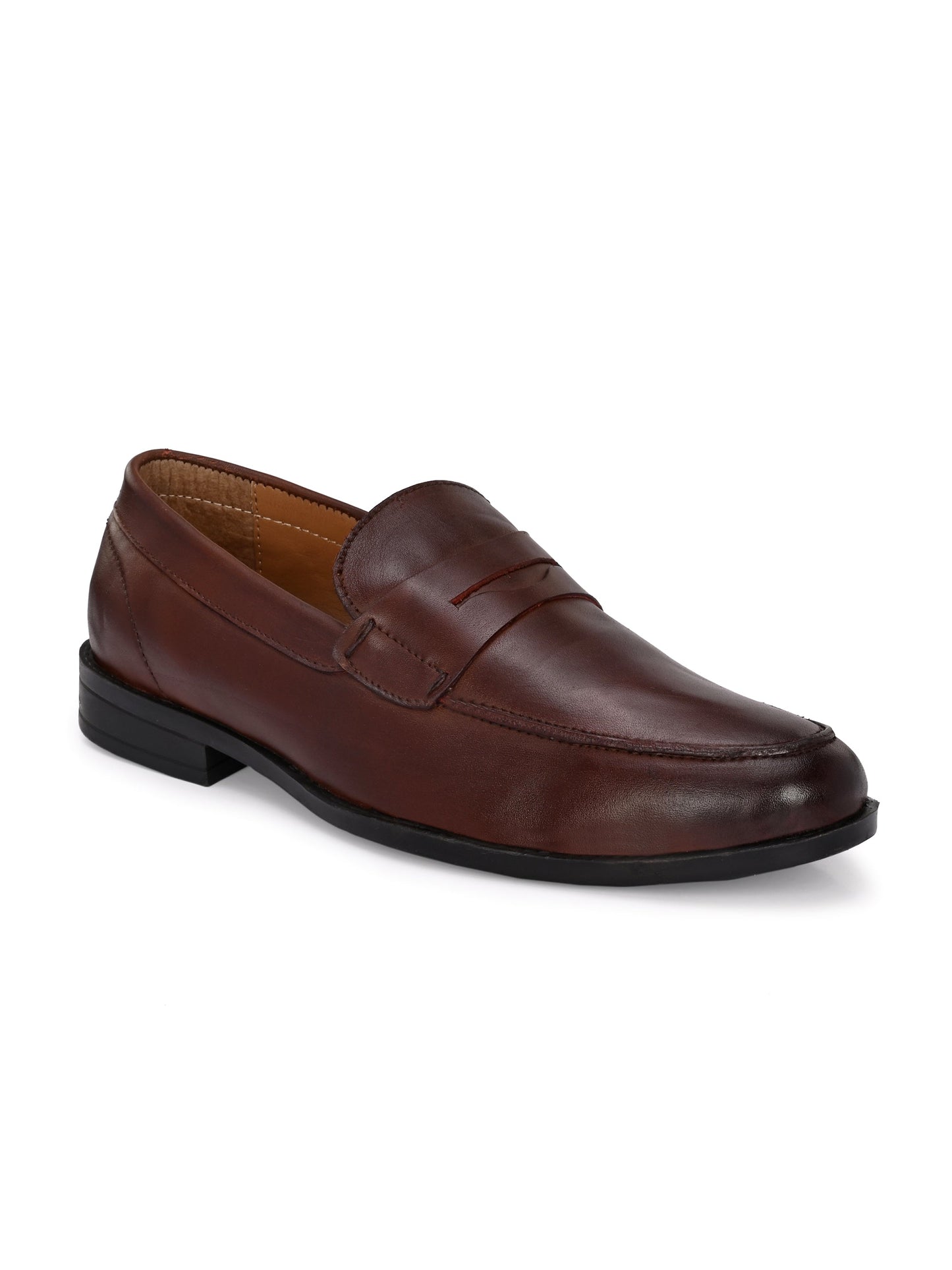 Men's Leather Penny Loafer Shoes