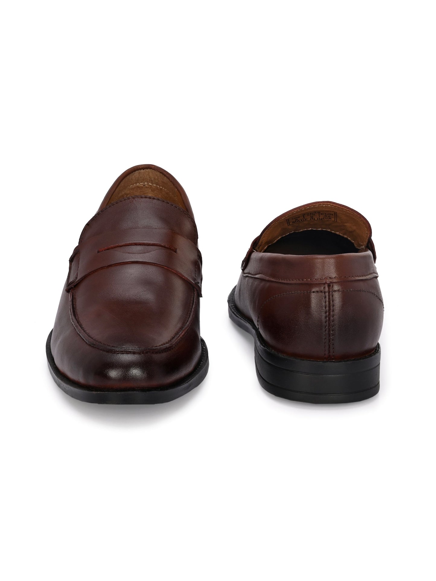 Men's Leather Penny Loafer Shoes