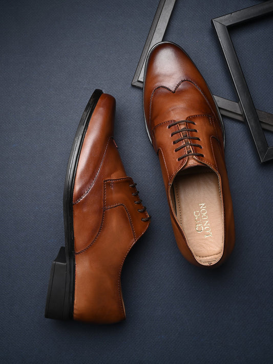 Men's Leather Formal Derby Shoes