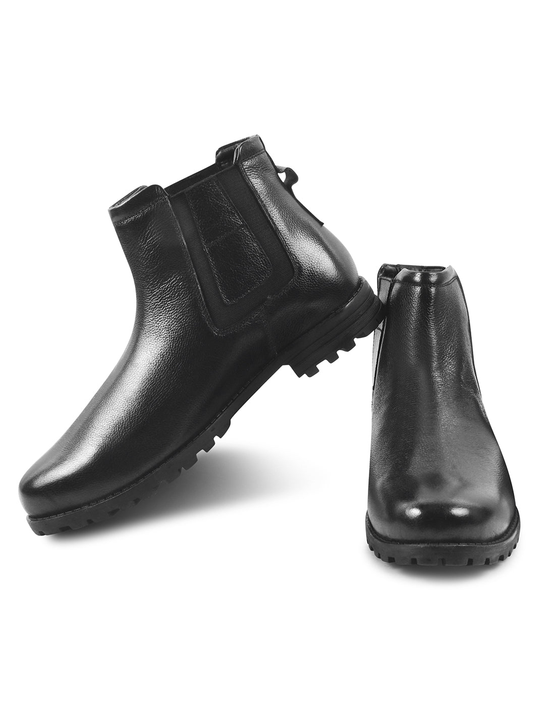 Men's Slip-On Leather Boots