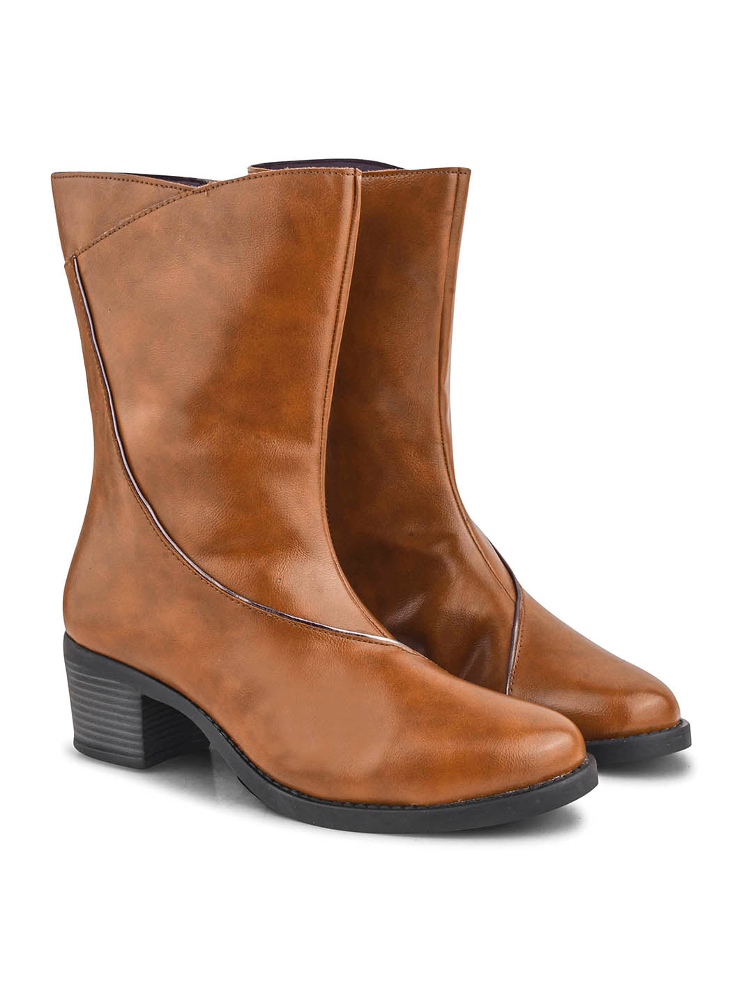 Women Tan Casual Boots