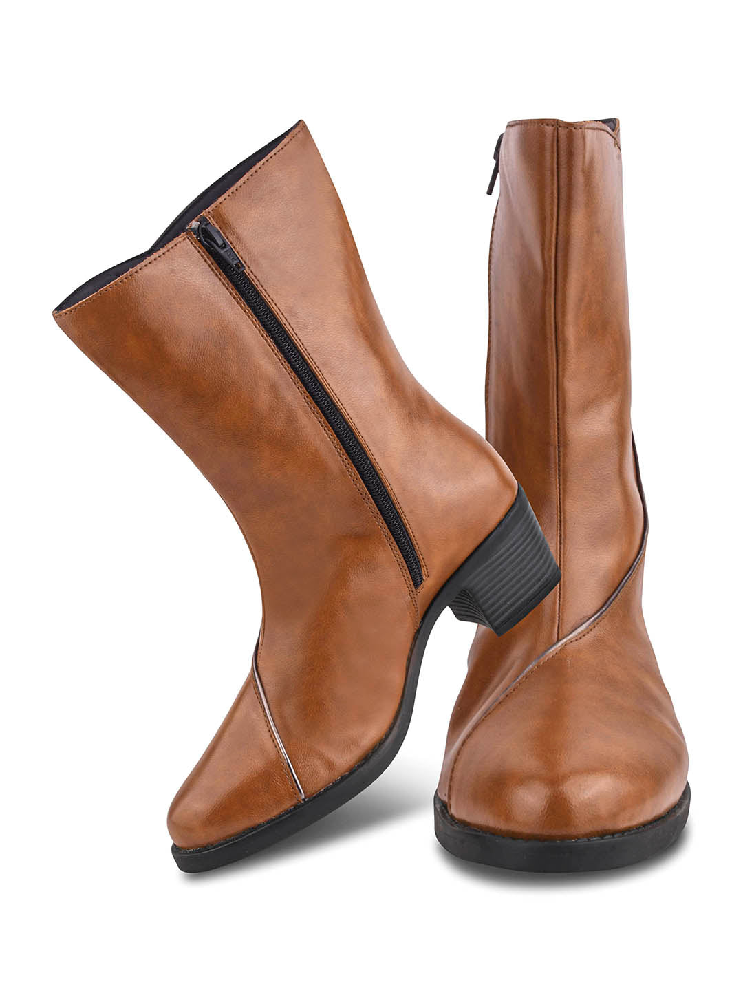 Women Tan Casual Boots