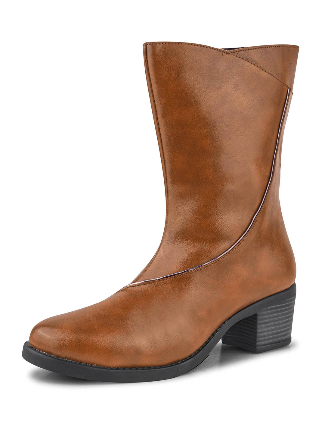 Women Tan Casual Boots
