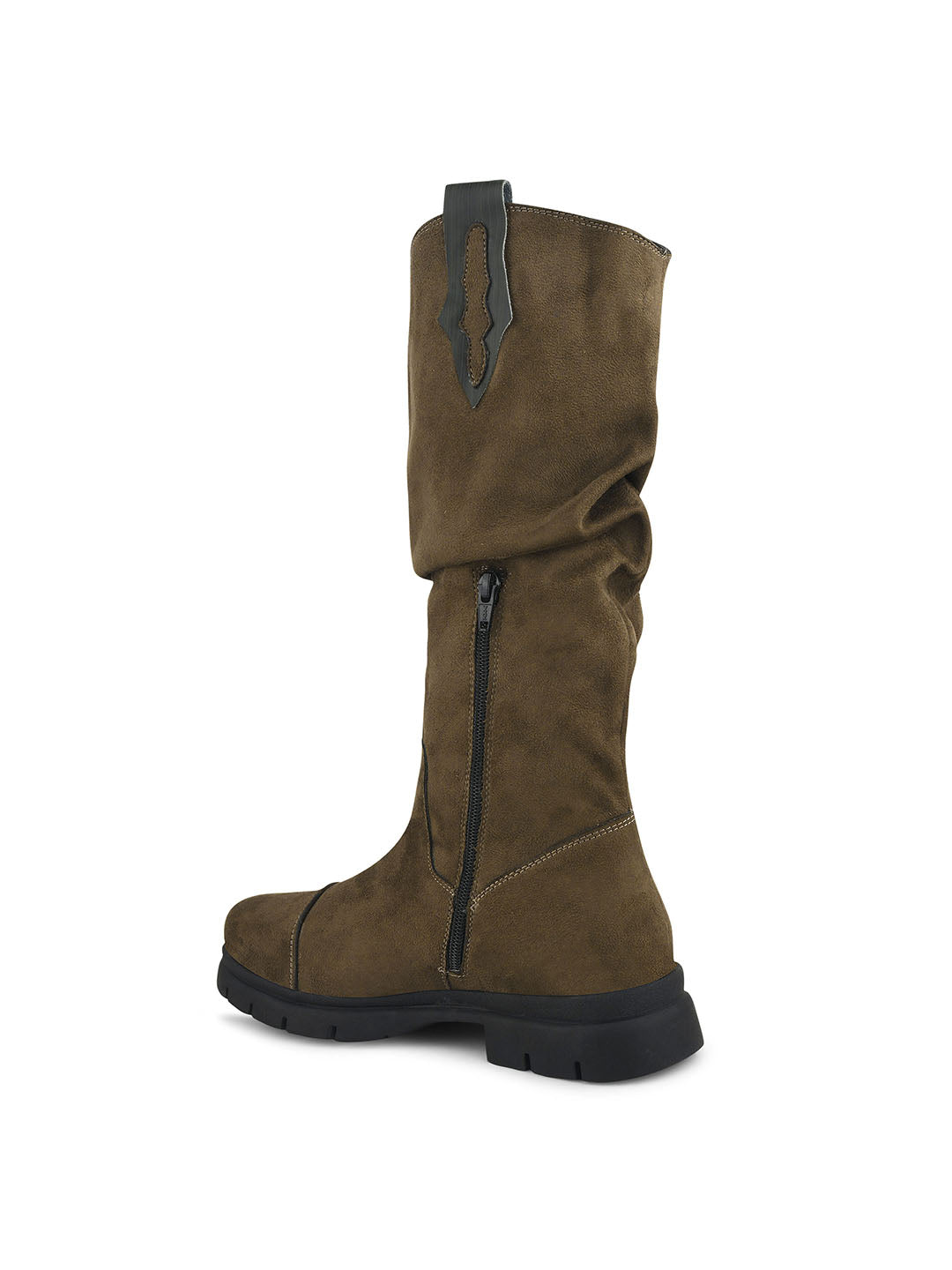 Women Green Casual Boots