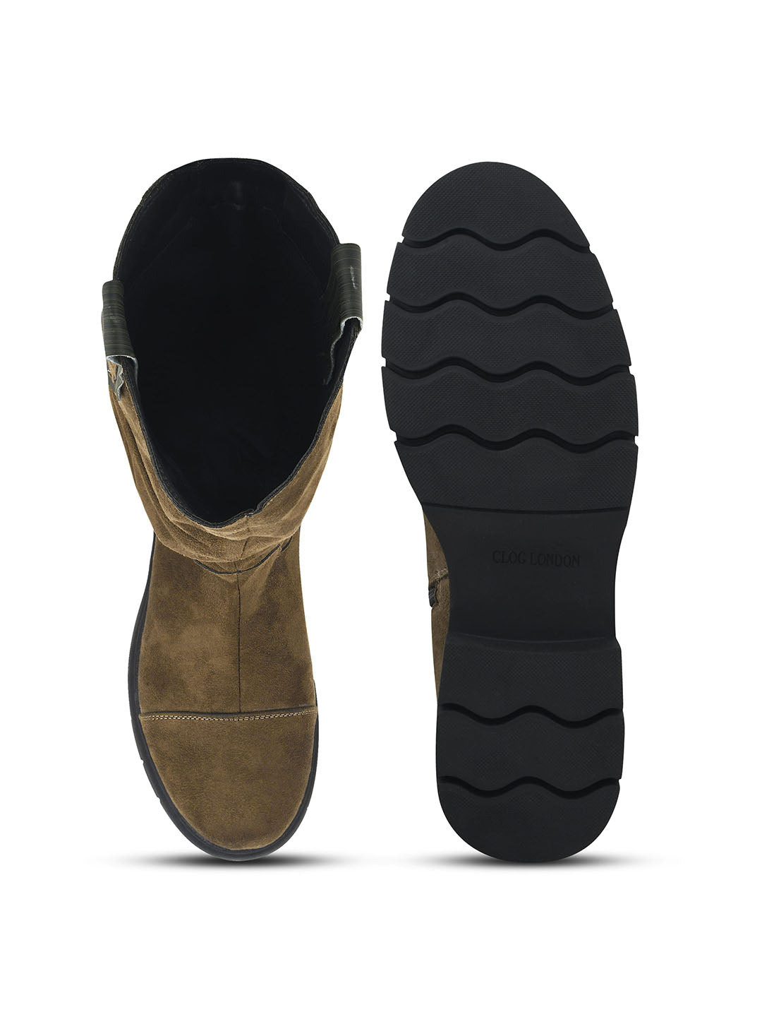 Women Green Casual Boots