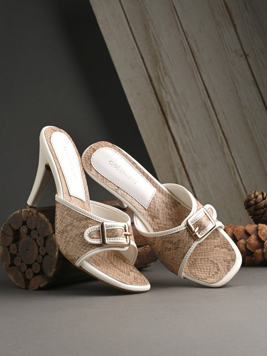 Women Brown Heels Sandals