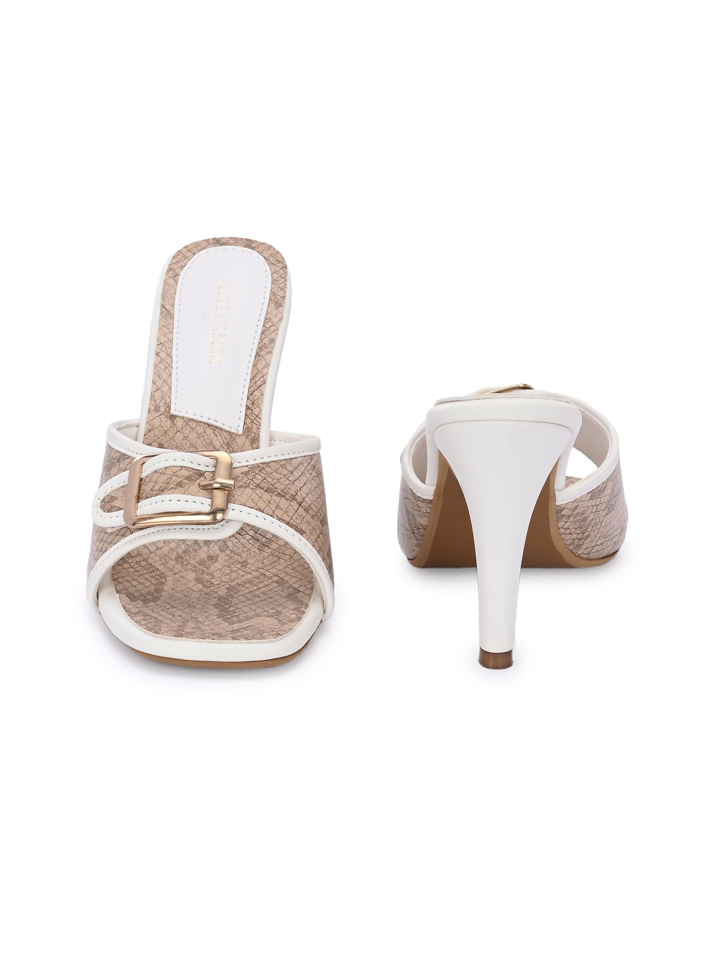 Women Brown Heels Sandals